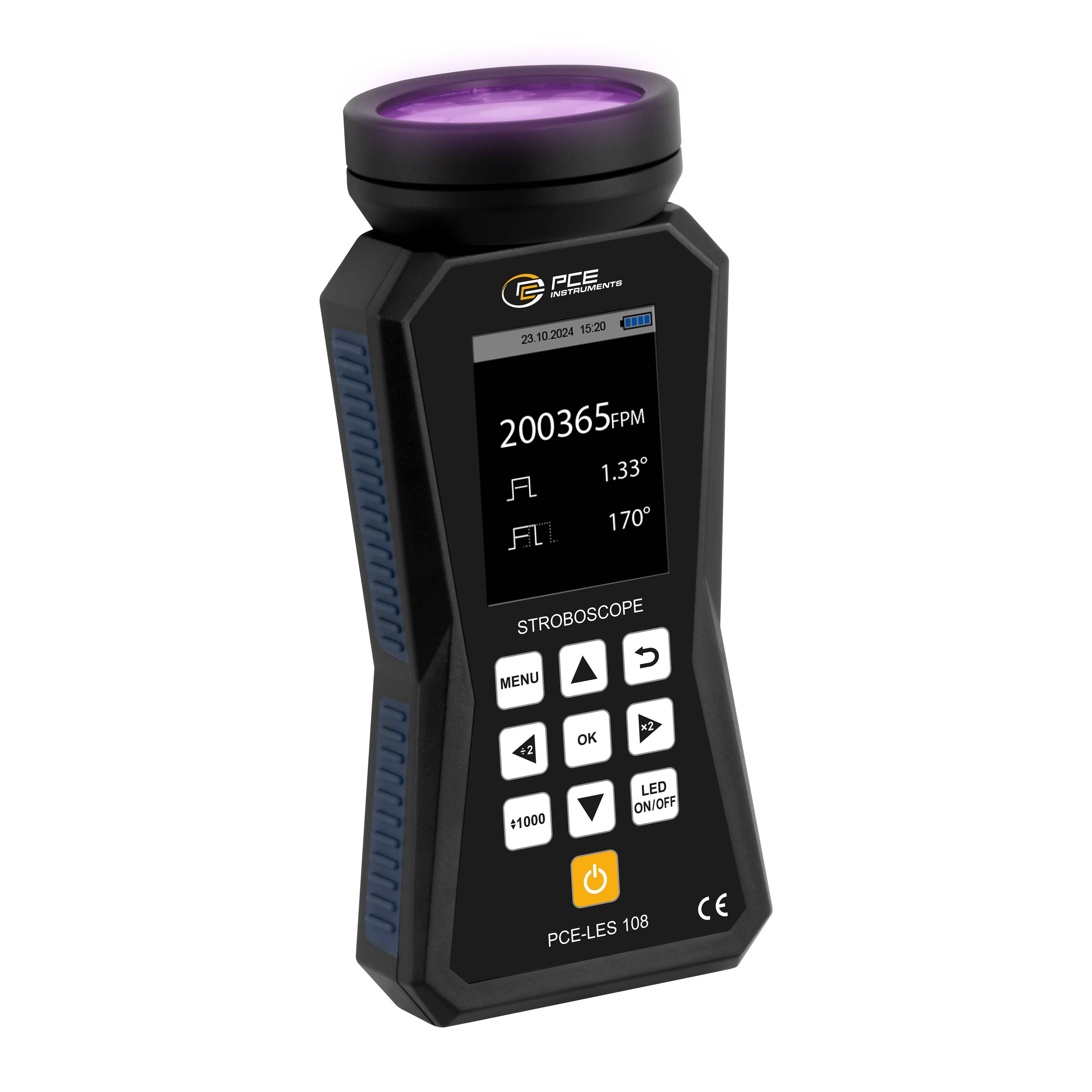 PCE Instruments PCE-LES 108UV-365 LED-Stroboskop Anzahl LEDs (Details):8 St. Schwarzlicht (UV)