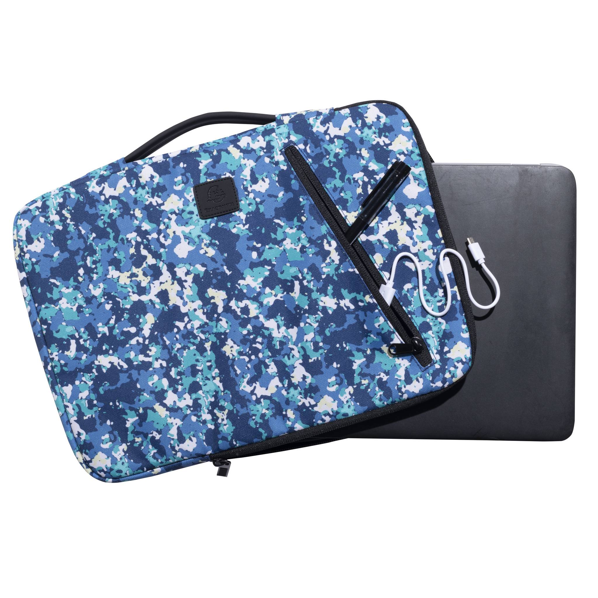 Laptophülle Veggie Kunstfaser blau bis 35.6 cm