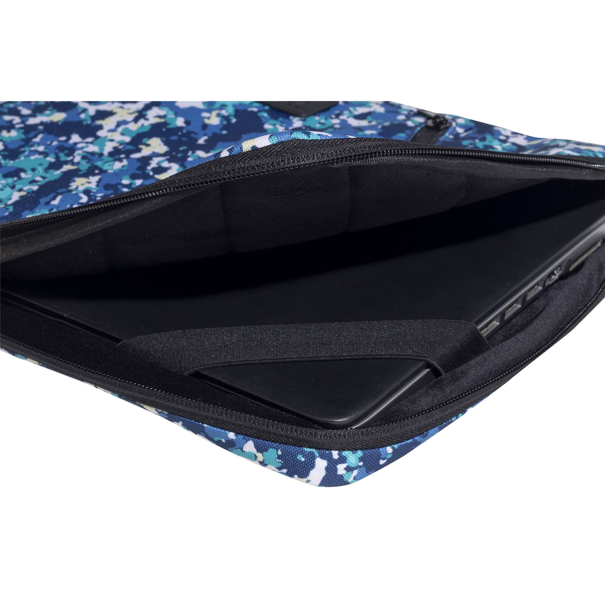 Laptophülle Veggie Kunstfaser blau bis 35.6 cm