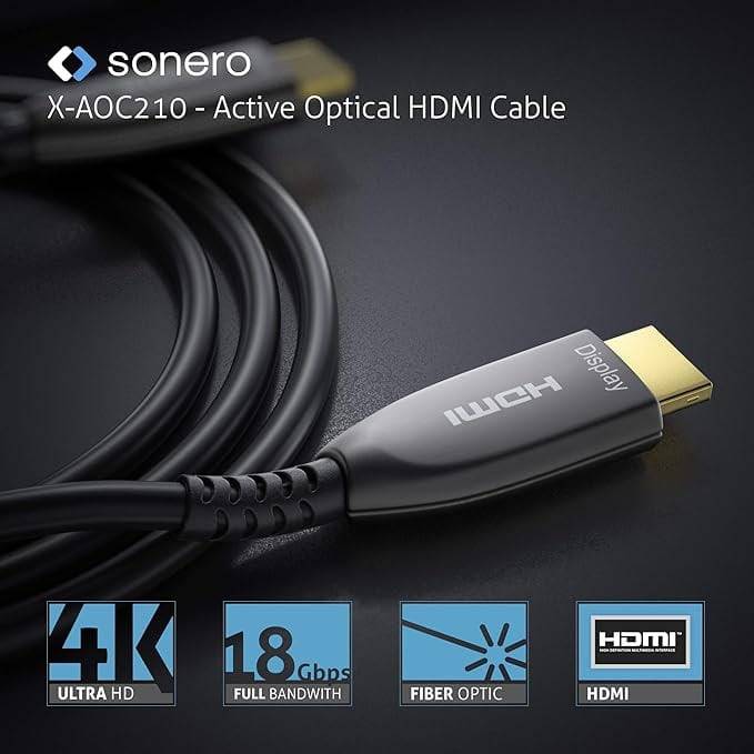 sonero Aktives HDMI 4K AOC Extender Kabel - 30m X-AOC210-300