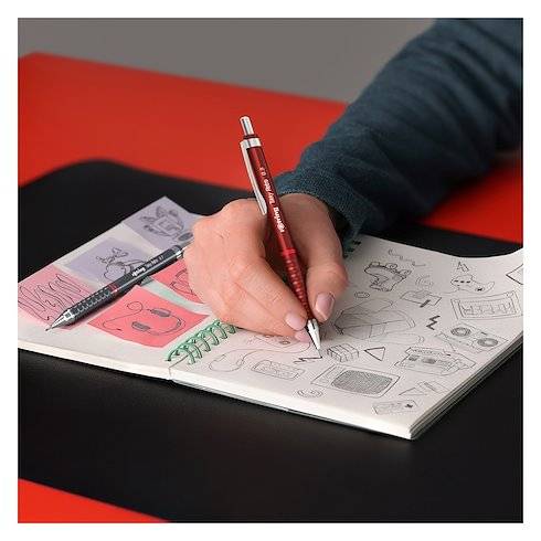 Druckbleistift Tikky RETRO 2202631 0,7mm rot