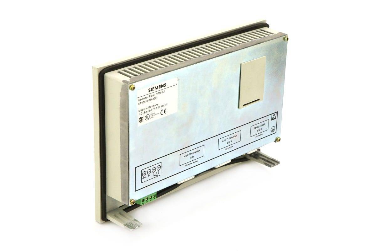Siemens 6AV3515-1MA20 Siemens 4019169026529 OP15/C1 OPERATOR PANEL 4 LINE DISPLAY, 20 CPL OR 8 LINE DISPLAY, 40 CPL WITH