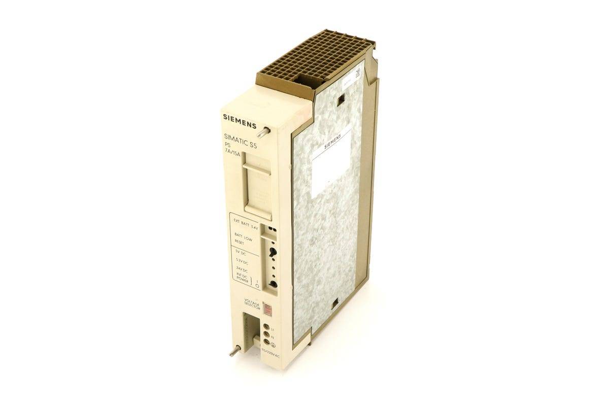 Siemens 6ES5951-7LD12 Siemens 4025515056201 SIMATIC S5, 951 POWER SUP. UNIT F. S5-115U/H PLC W/O BACKUP BATTERY 115/230V