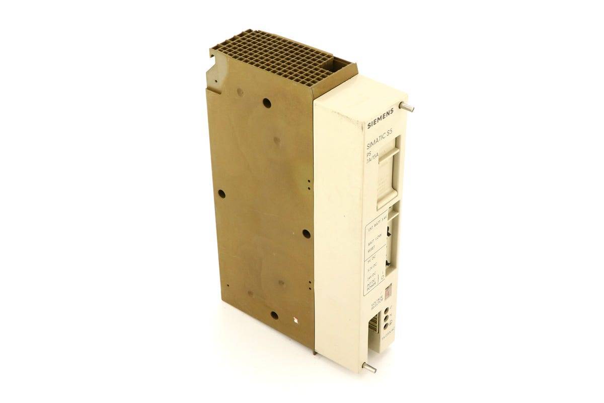 Siemens 6ES5951-7LD12 Siemens 4025515056201 SIMATIC S5, 951 POWER SUP. UNIT F. S5-115U/H PLC W/O BACKUP BATTERY 115/230V