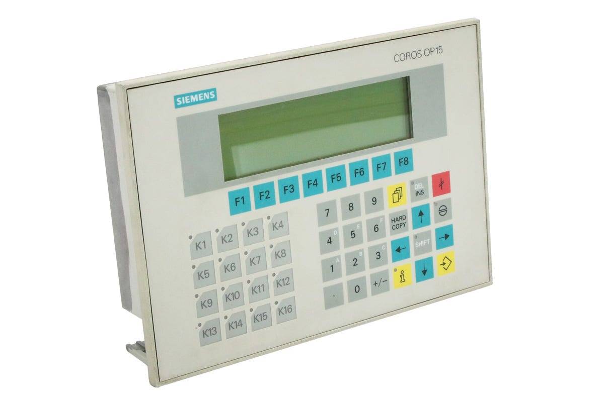 Siemens 6AV3515-1MA32 Siemens 4019169026543 OP15/C2 OPERATOR PANEL 4 LINE DISPLAY, 20 CPL OR 8 LINE DISPLAY, 40 CPL WITH