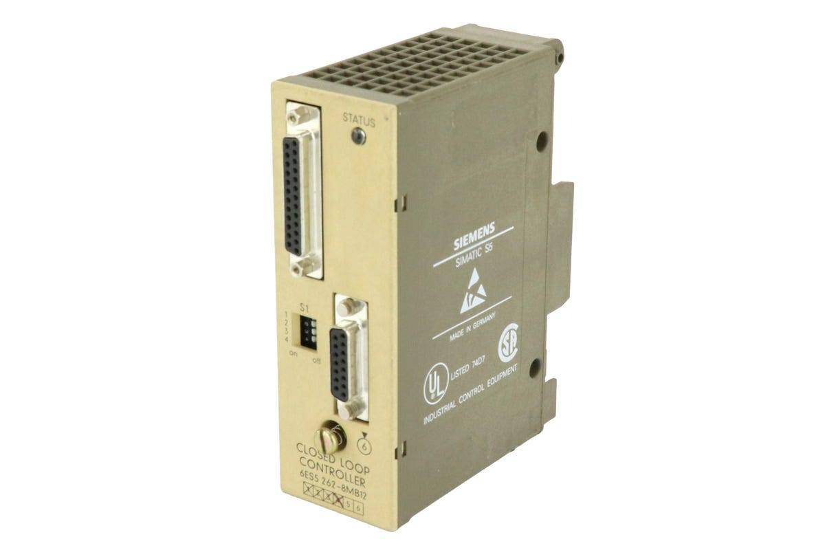 Siemens 6ES5262-8MB12 Siemens 4025515093152 SIMATIC S5 IP 262 CLOSED-LOOP CTRL MODULE FOR S5-90U/-95U/-100U PLC (S-LOOP