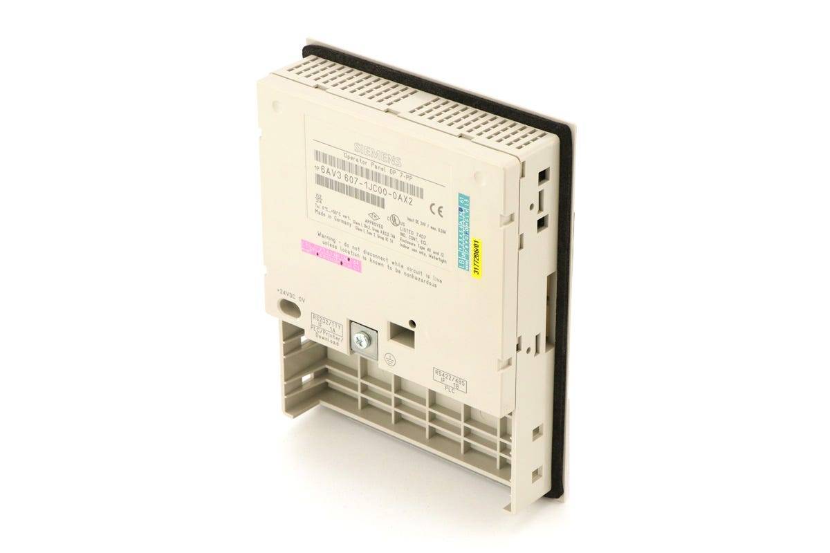 Siemens 6AV3607-1JC00-0AX2 Siemens 662643342833 operator panel OP7/PP LC display, LED backlit 4-tier, 20 characters/line