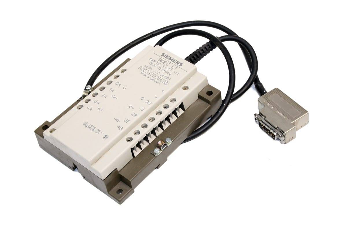 Siemens 6ES5777-0BB01 Siemens 4025515055662 SIMATIC S5, Bus terminal BT 777-0 for SIMATIC NET L1, with break recognition