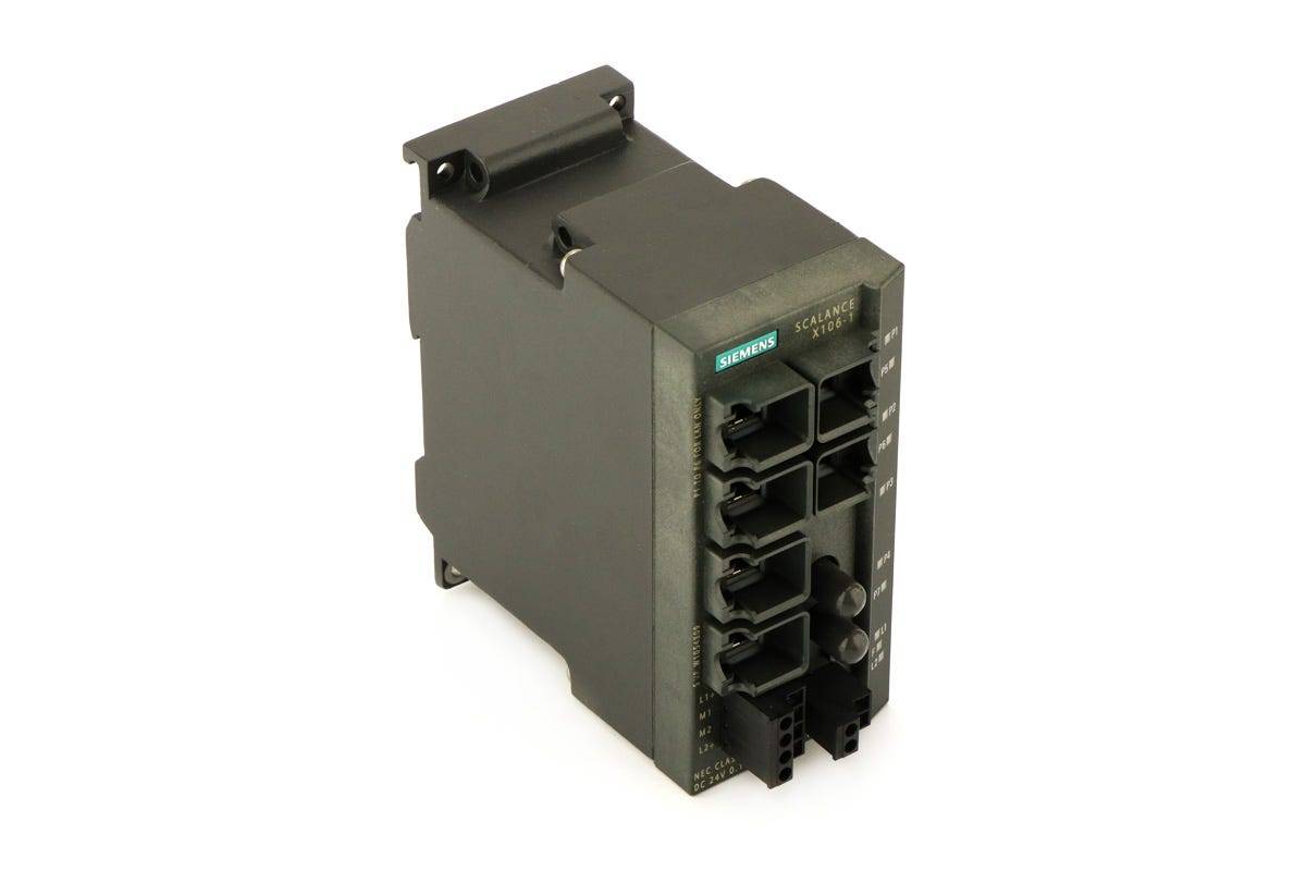 Siemens 6GK5106-1BB00-2AA3 Siemens 4019169132022 SCALANCE X106-1, Unmanaged IE switch, 6x 10/100 Mbit/s RJ45 ports, 1x 1