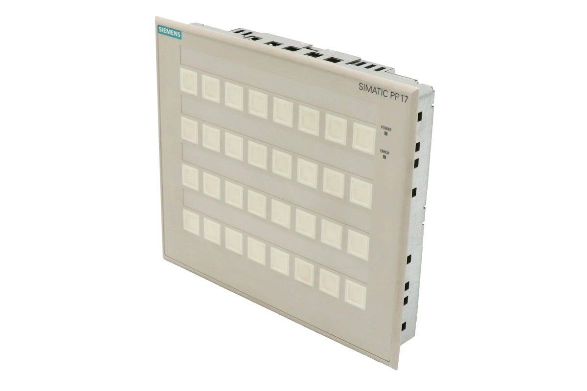 Siemens 6AV3688-4EY07-0AA0 Siemens 662643505764 Push Button Panel PP17-II PN PROFIsafe, 2 F-DI for emergency stop, with