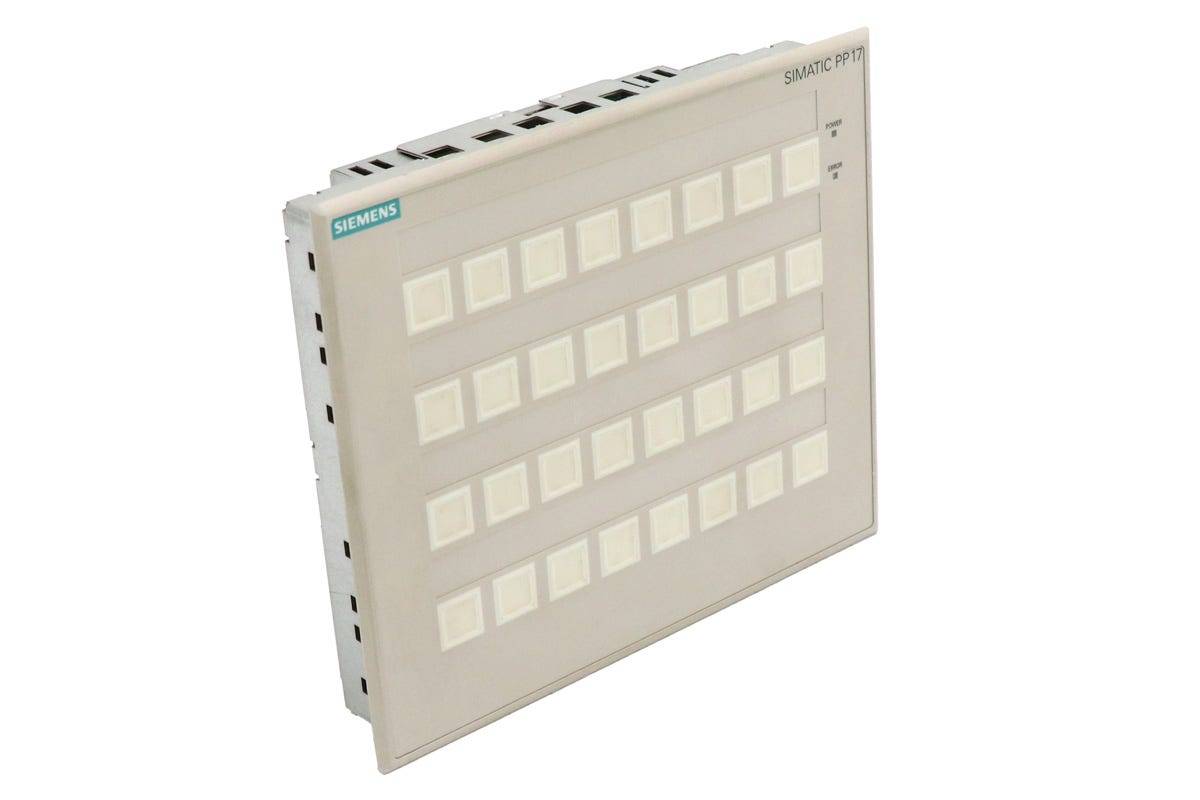 Siemens 6AV3688-4EY07-0AA0 Siemens 662643505764 Push Button Panel PP17-II PN PROFIsafe, 2 F-DI for emergency stop, with