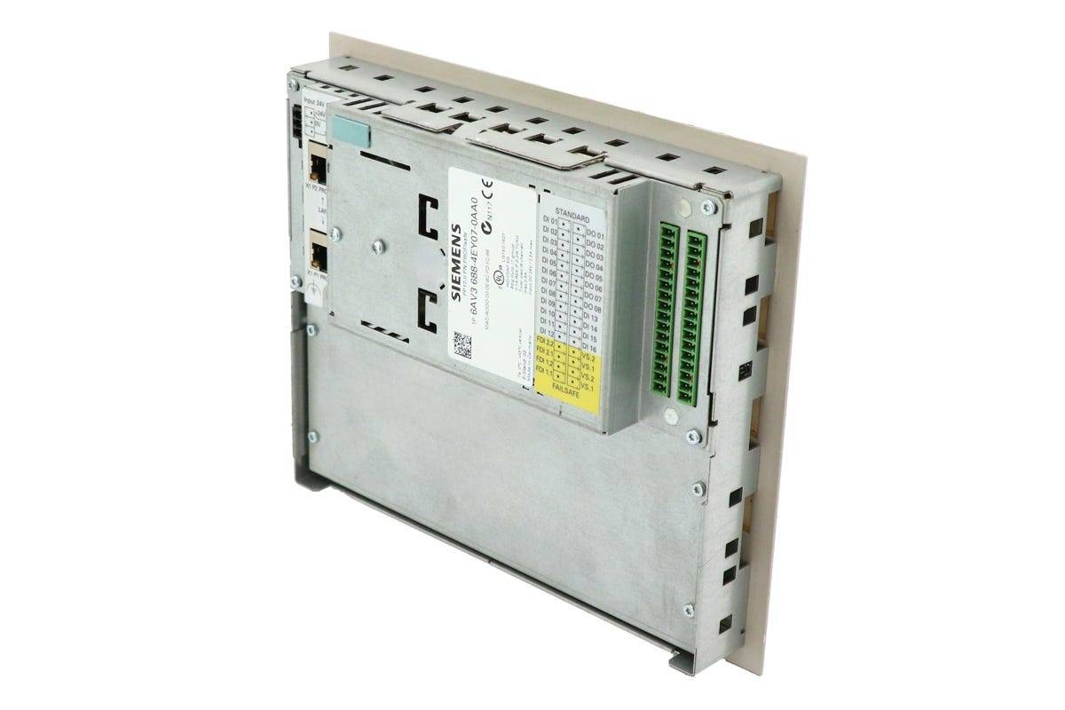 Siemens 6AV3688-4EY07-0AA0 Siemens 662643505764 Push Button Panel PP17-II PN PROFIsafe, 2 F-DI for emergency stop, with