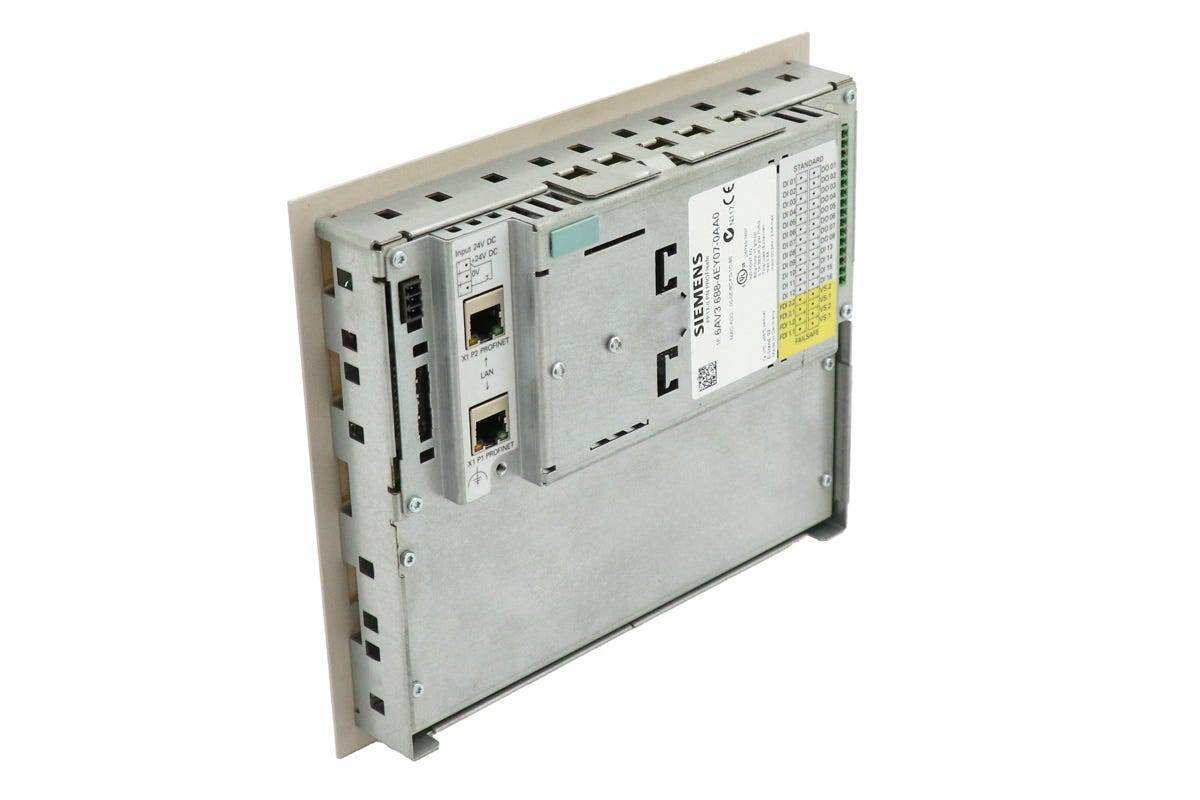 Siemens 6AV3688-4EY07-0AA0 Siemens 662643505764 Push Button Panel PP17-II PN PROFIsafe, 2 F-DI for emergency stop, with