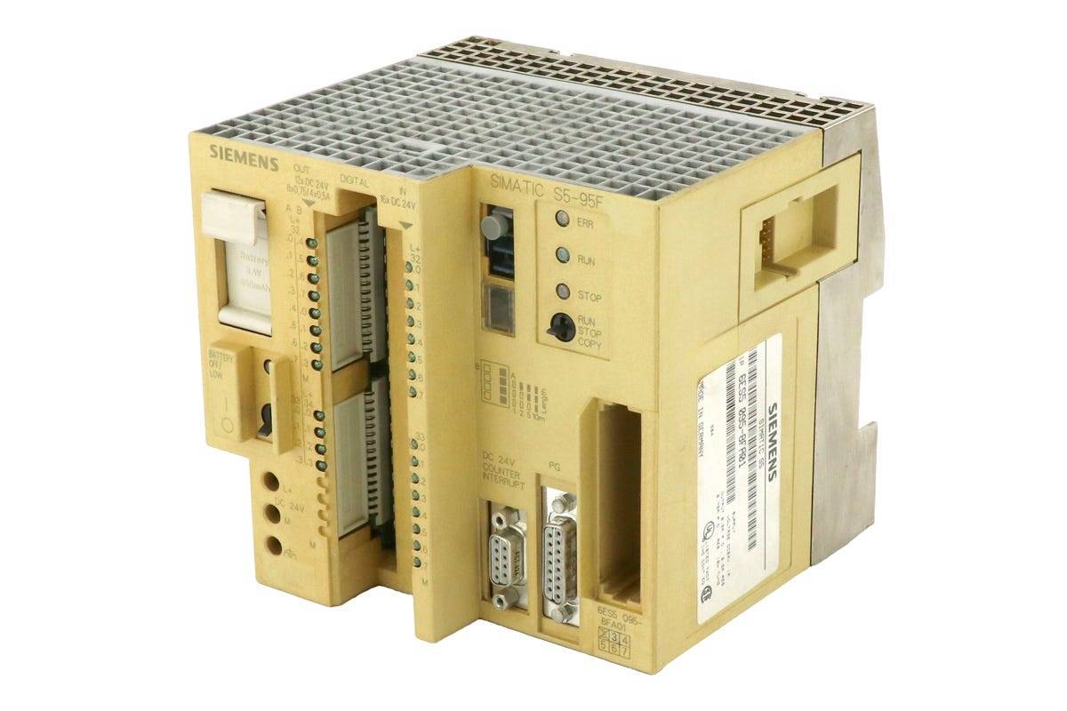 Siemens 6ES5095-8FA01 Siemens 4025515052418 SIMATIC S5 SINGLE PLC FOR S5-95F REDUNDANT SYSTEM, W/O INSTRUCTIONS