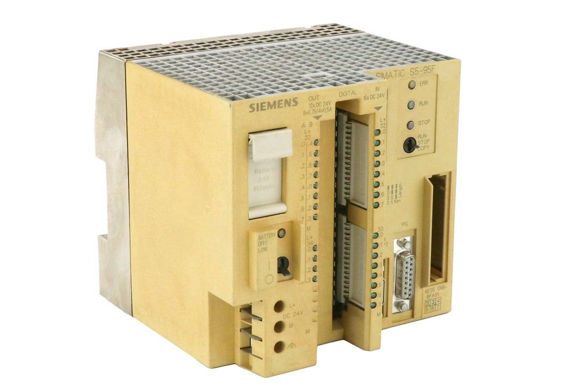 Siemens 6ES5095-8FA01 Siemens 4025515052418 SIMATIC S5 SINGLE PLC FOR S5-95F REDUNDANT SYSTEM, W/O INSTRUCTIONS