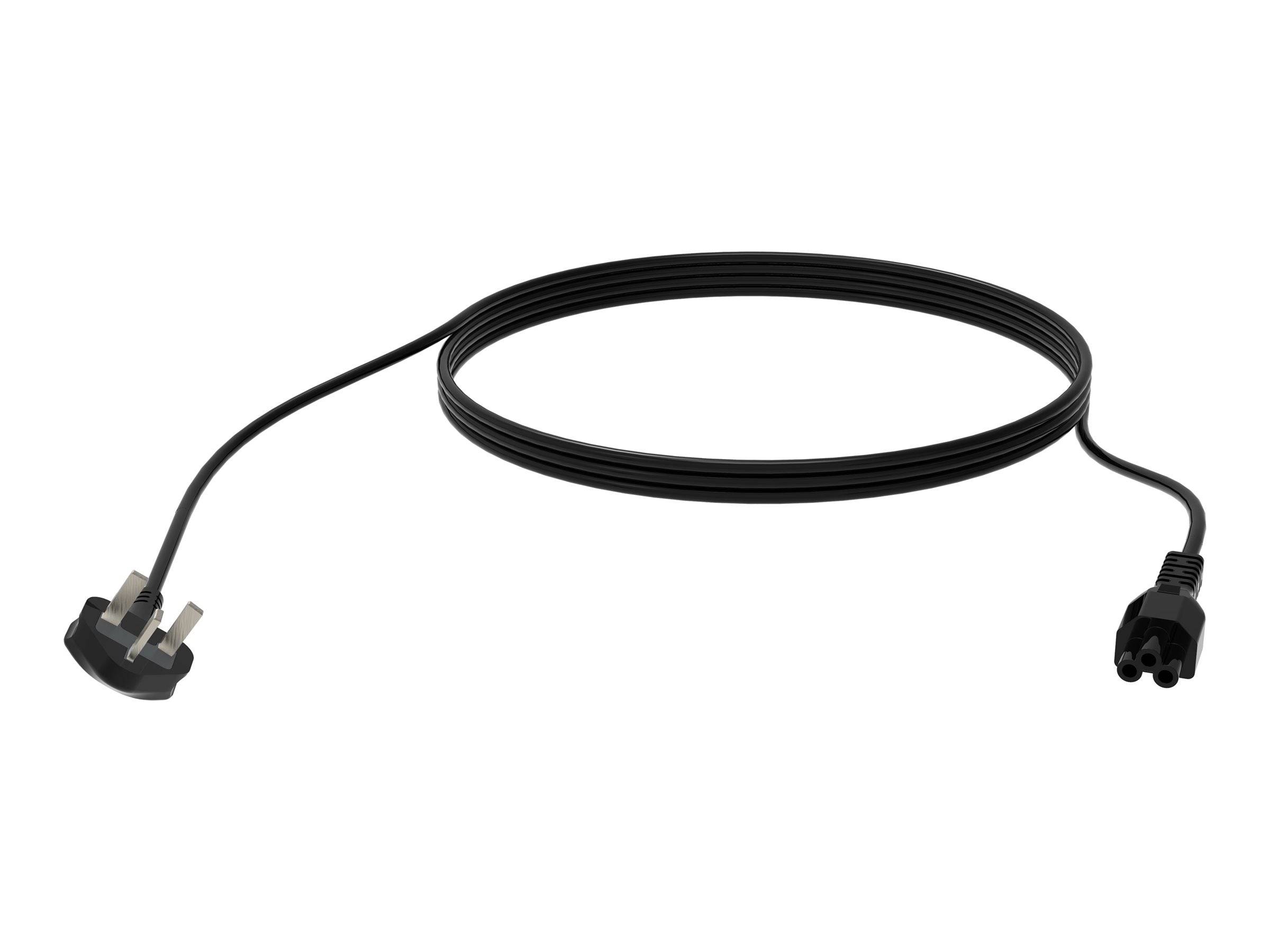 Vision - Stromkabel - BS 1363 zu IEC 60320 C5 Clover