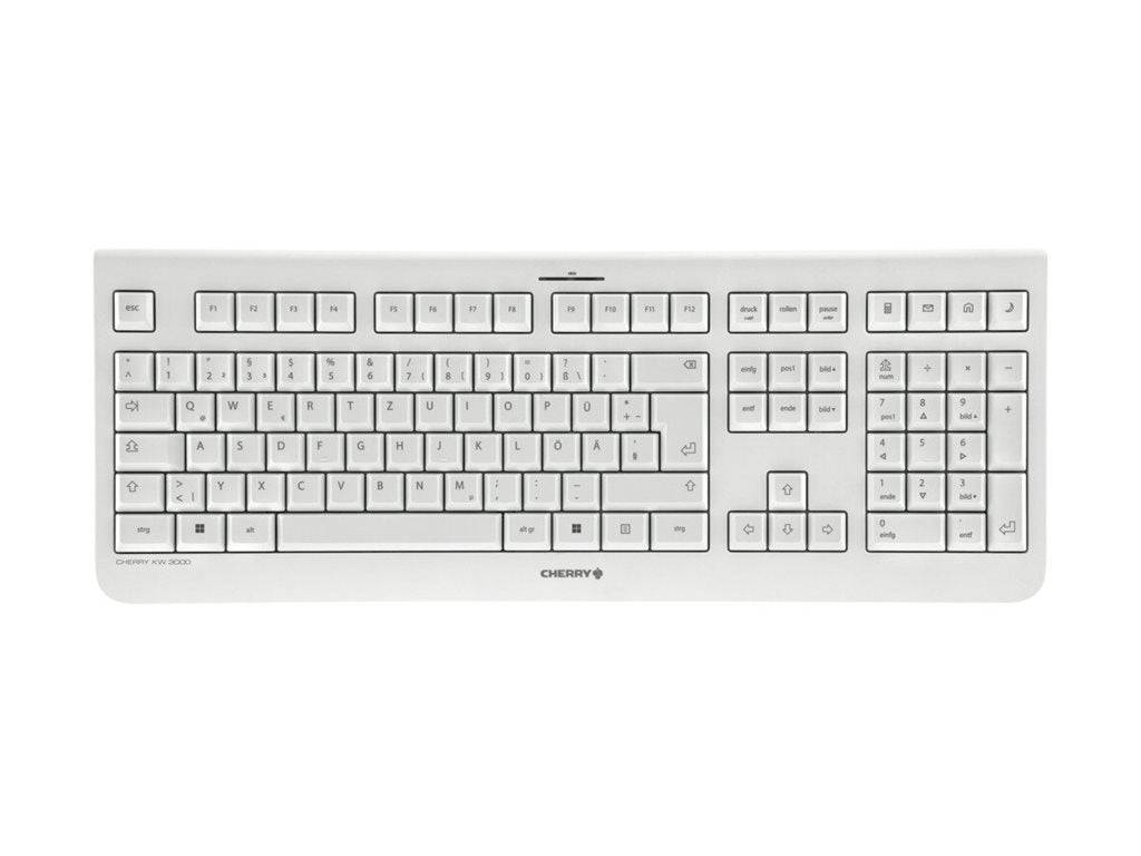 Cherry KW 3000 - Tastatur - geräuscharm, Full-Size-Layout