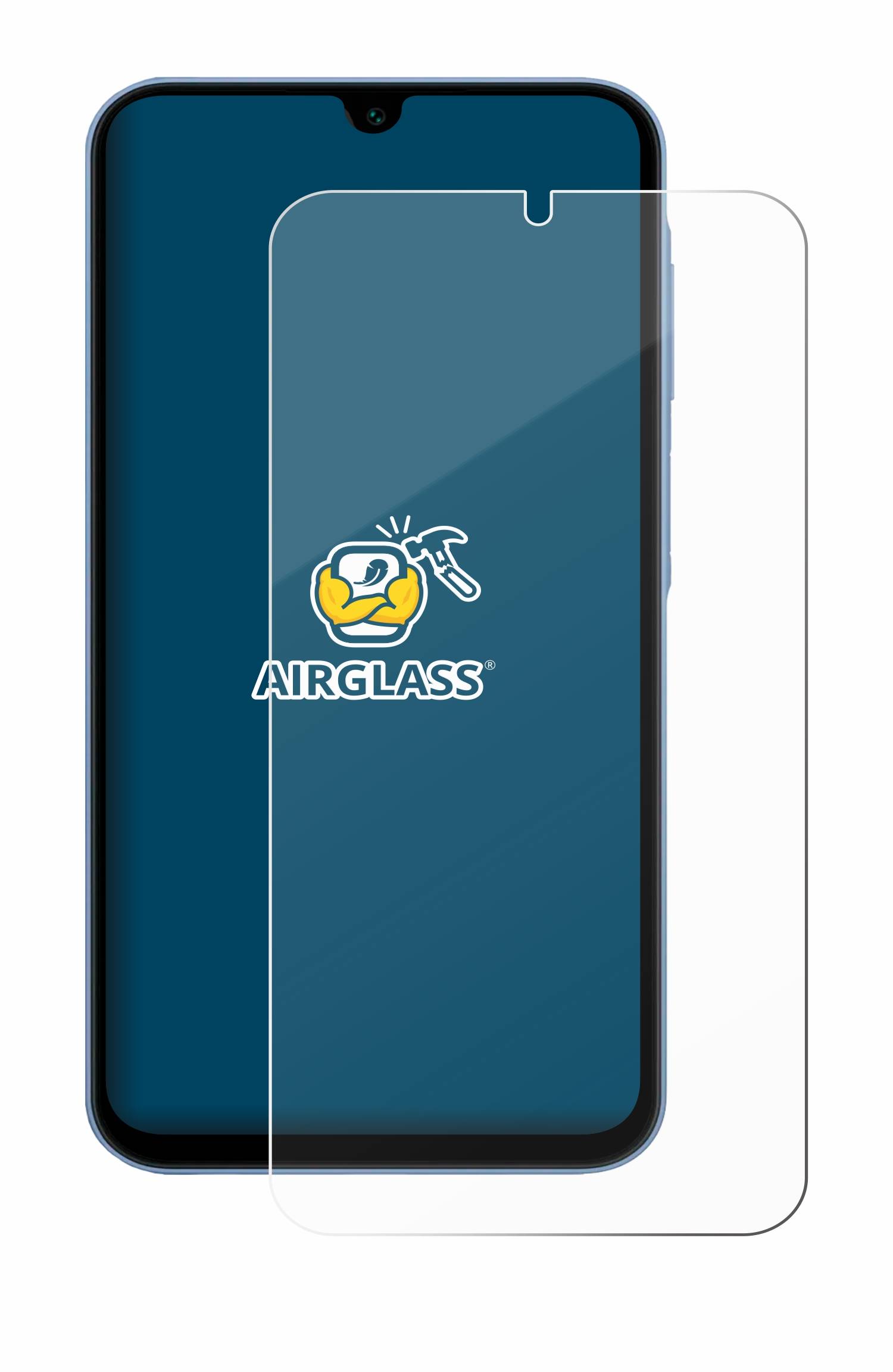 BROTECT AirGlass Glas Panzer-Folie für Samsung Galaxy A15 - Schutzglas