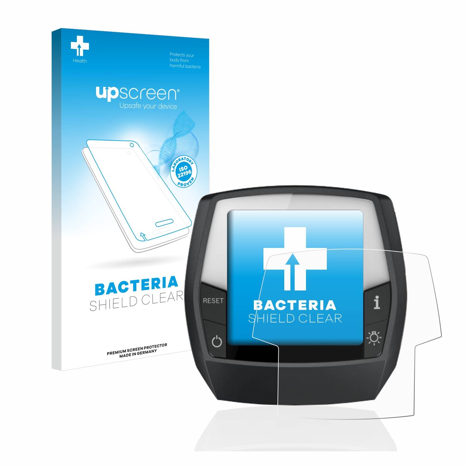 upscreen Bacteria Shield Schutzfolie für Bosch Intuvia Performance Line - Antibakteriell