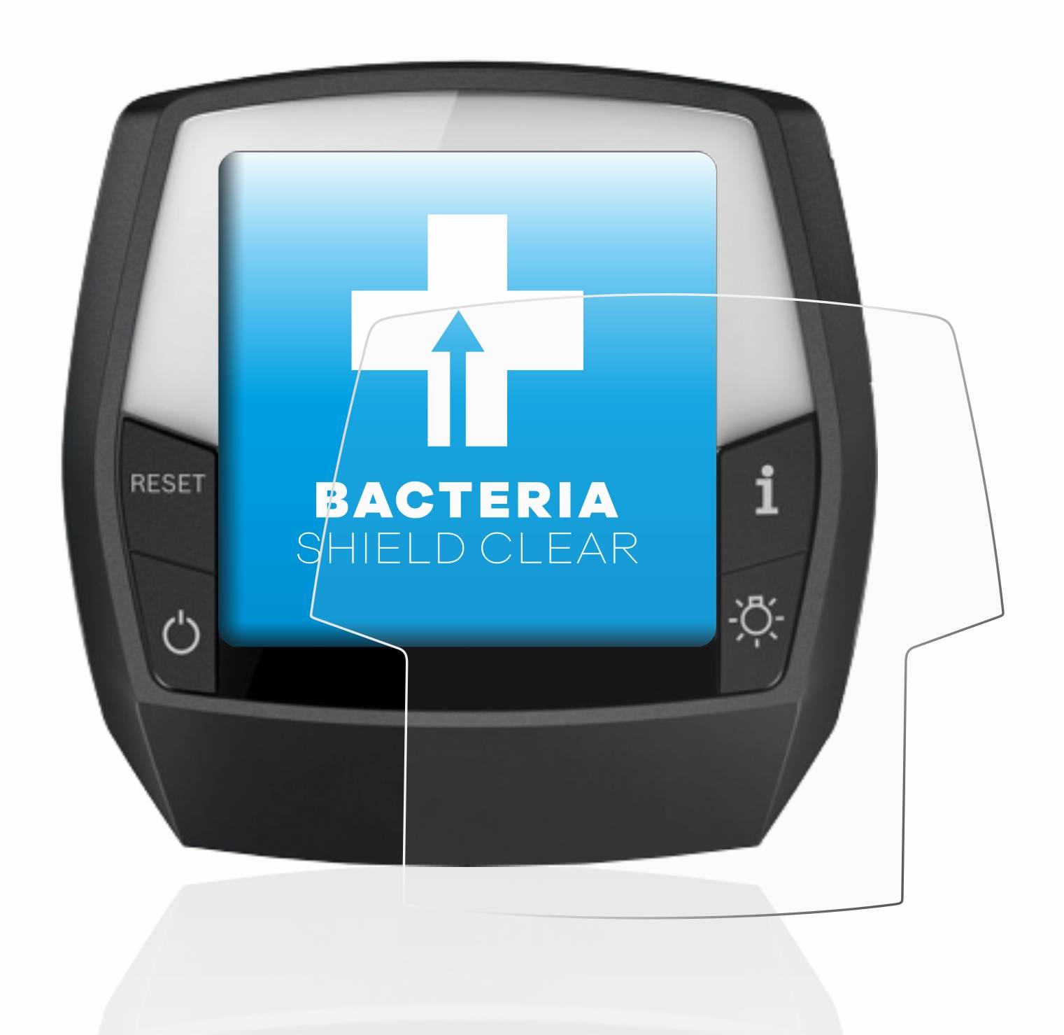 upscreen Bacteria Shield Schutzfolie für Bosch Intuvia Performance Line - Antibakteriell