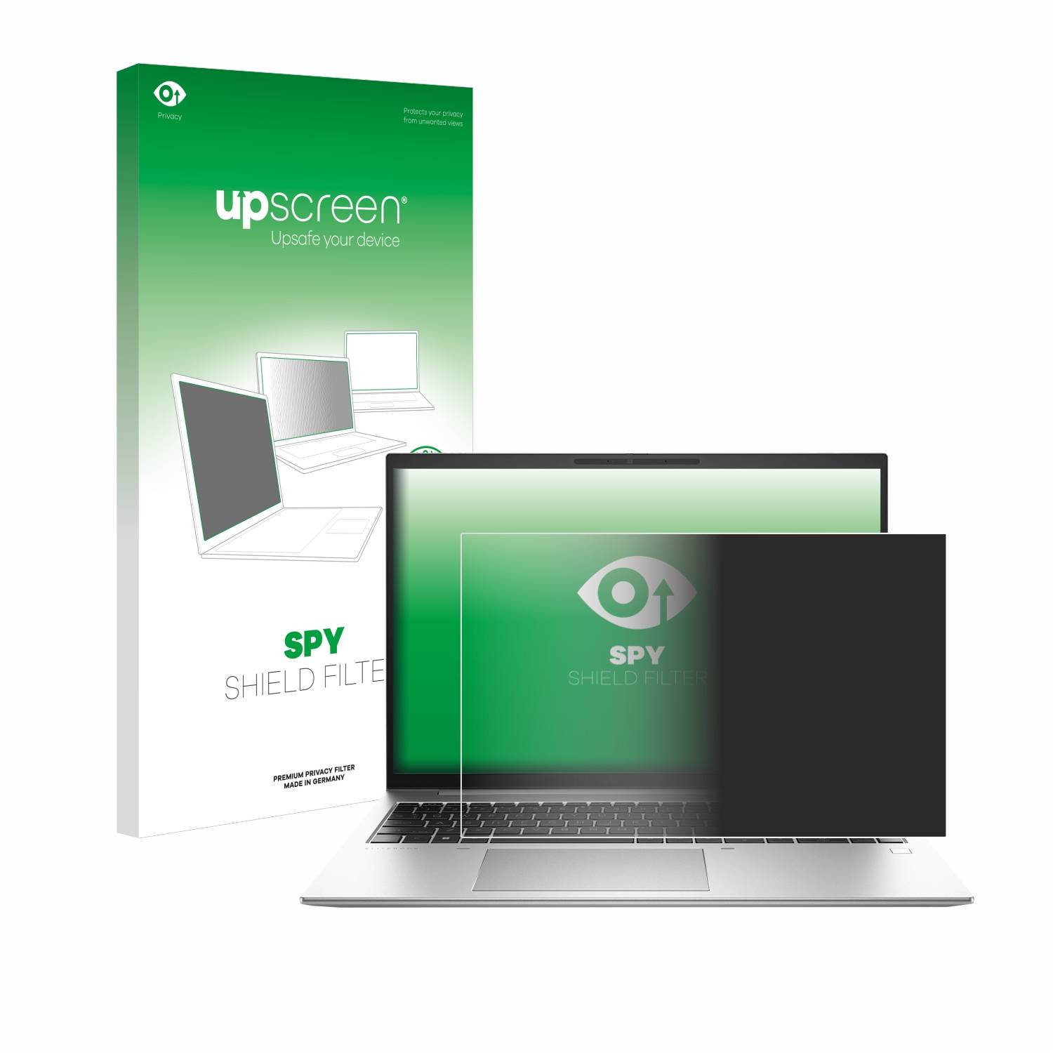upscreen Blickschutzfilter für HP EliteBook 865 G10 Blaulichtfilter Sichtschutz Privacy Anti Spy abnehmbar
