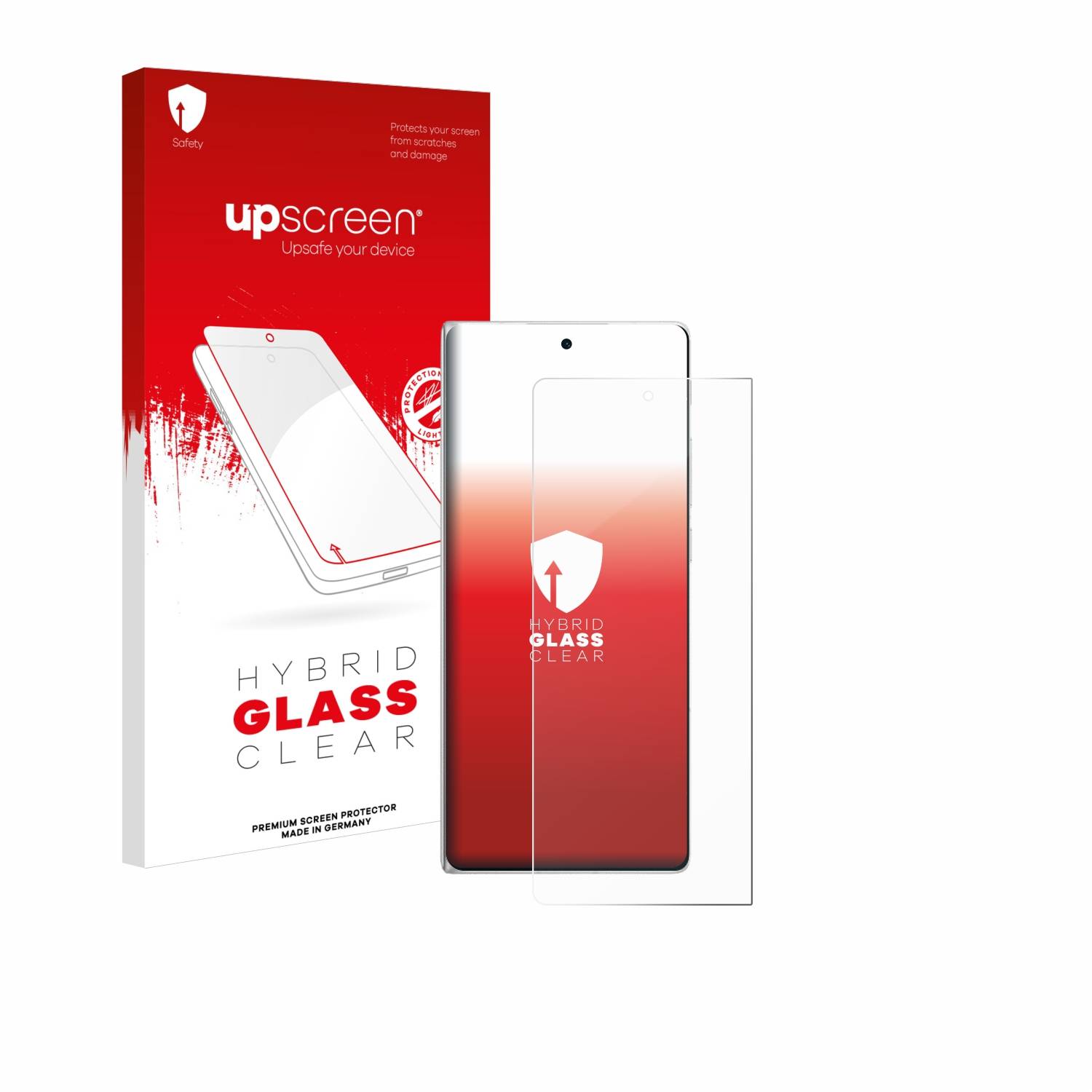 upscreen Hybrid Glas Panzer-Folie für Vivo X Fold3