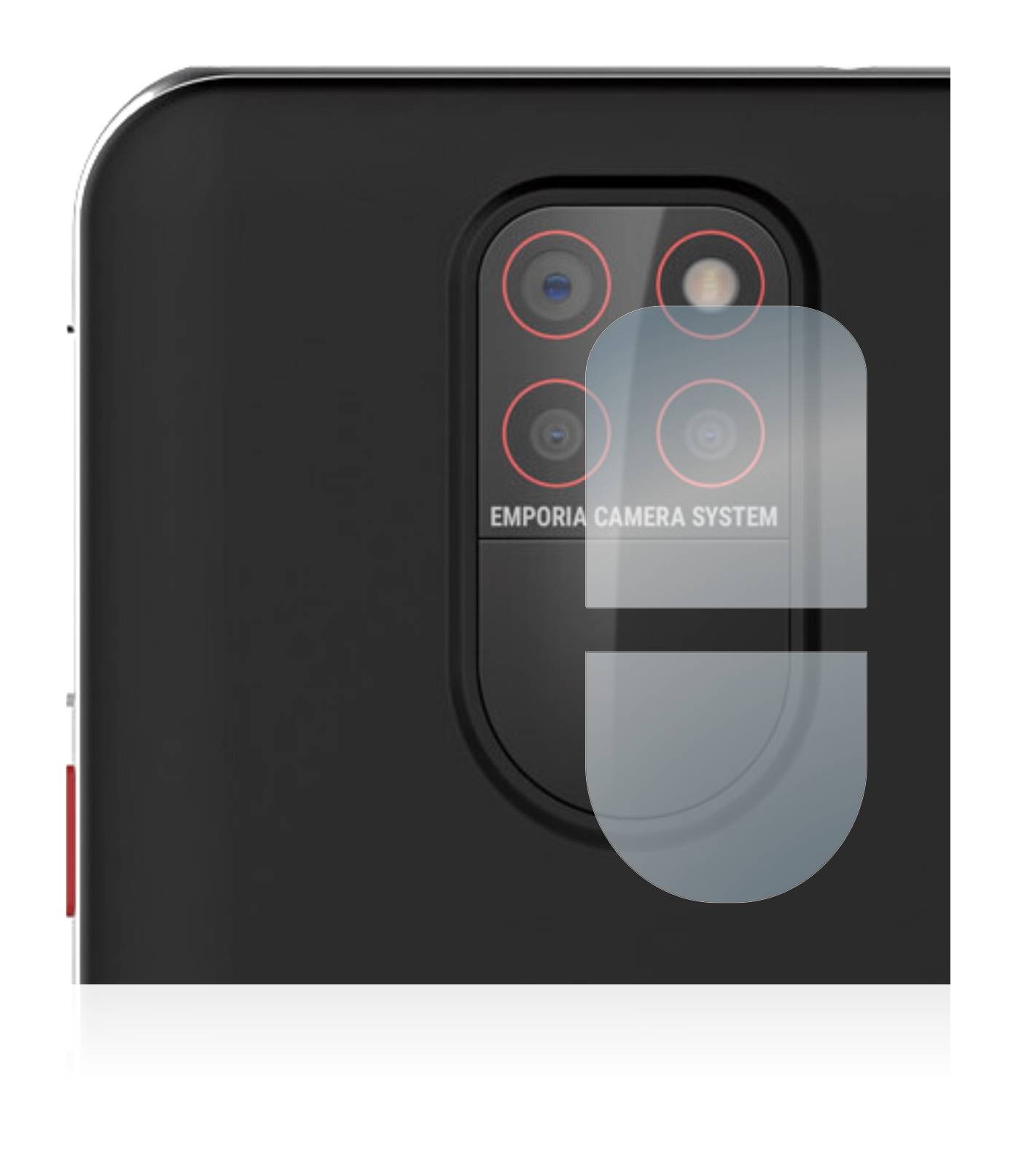 upscreen Scratch Shield Schutzfolie für Emporia Smart 5 (NUR Kameraschutz)