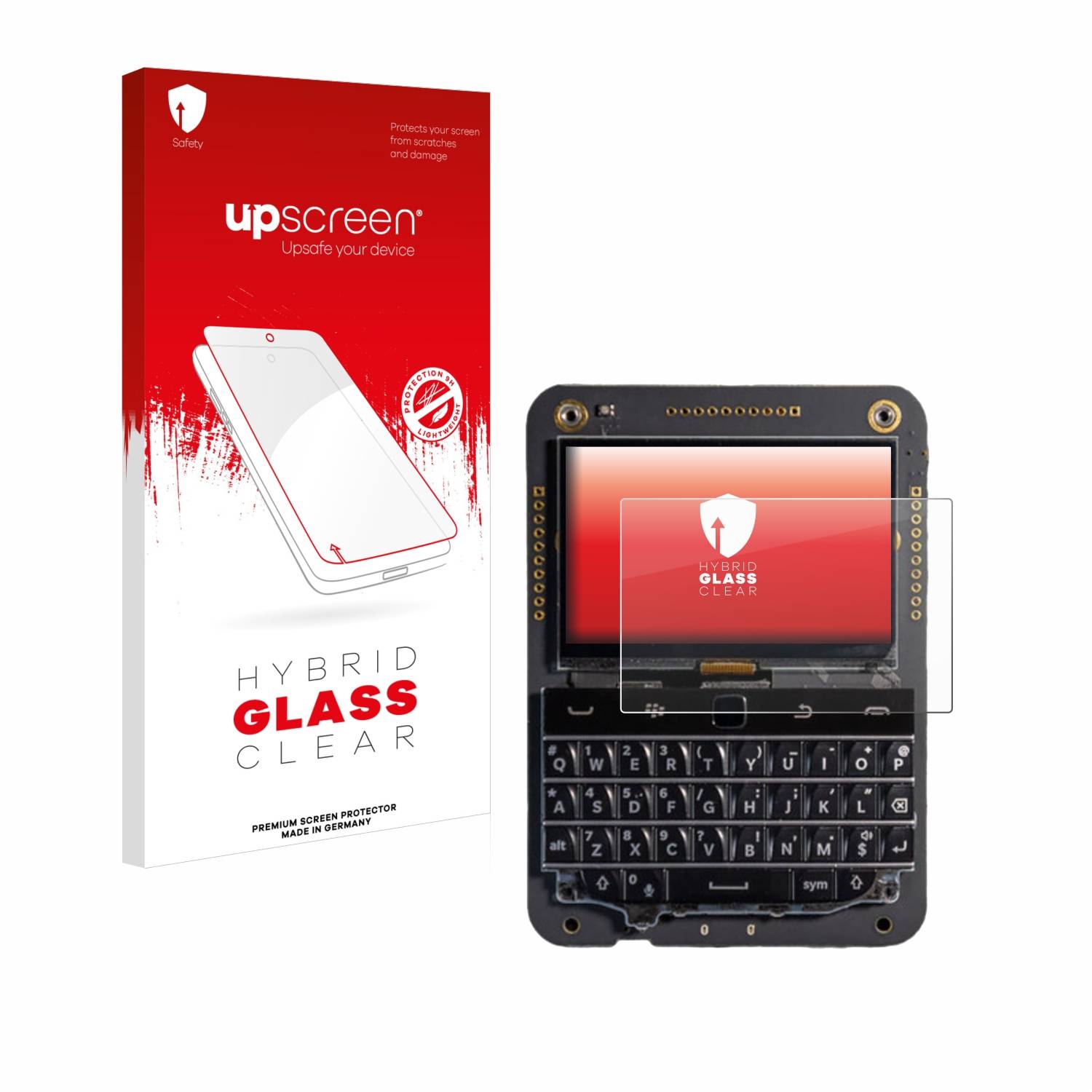 upscreen Hybrid Glas Schutz-Folie für BeepBerry Mini Computer 2.7
