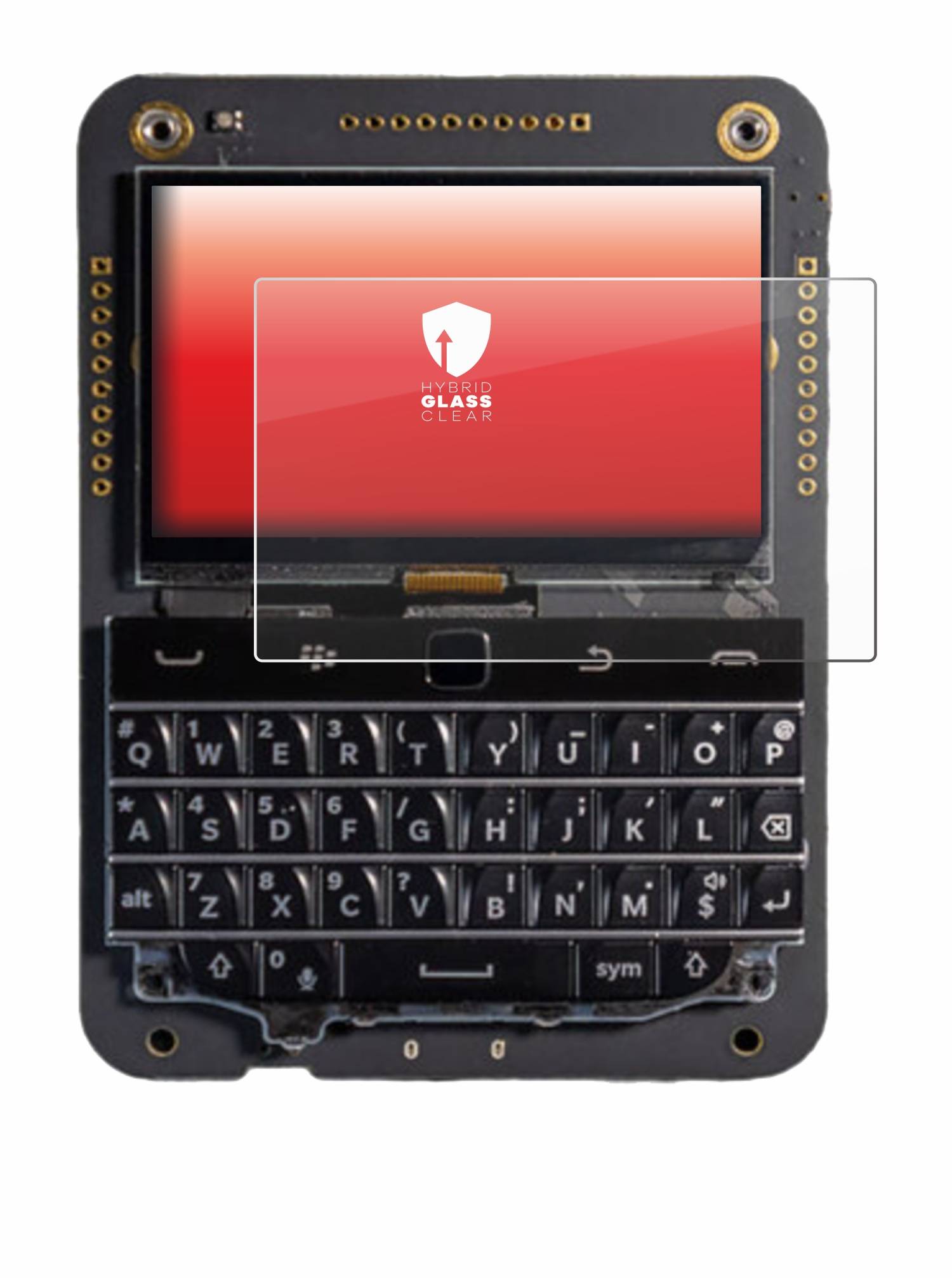 upscreen Hybrid Glas Schutz-Folie für BeepBerry Mini Computer 2.7