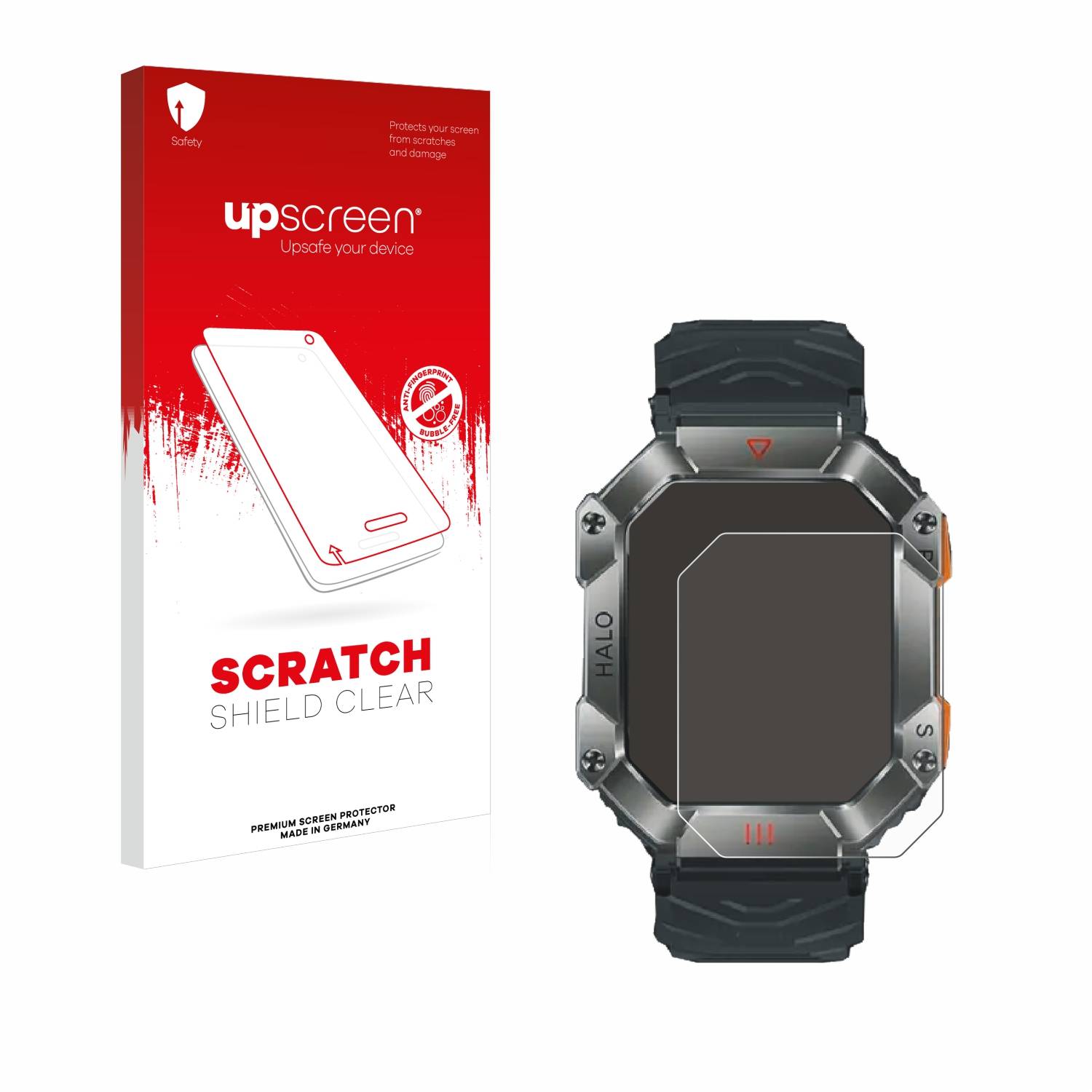 upscreen Scratch Shield Schutzfolie für Ineyes Smartwatch 2