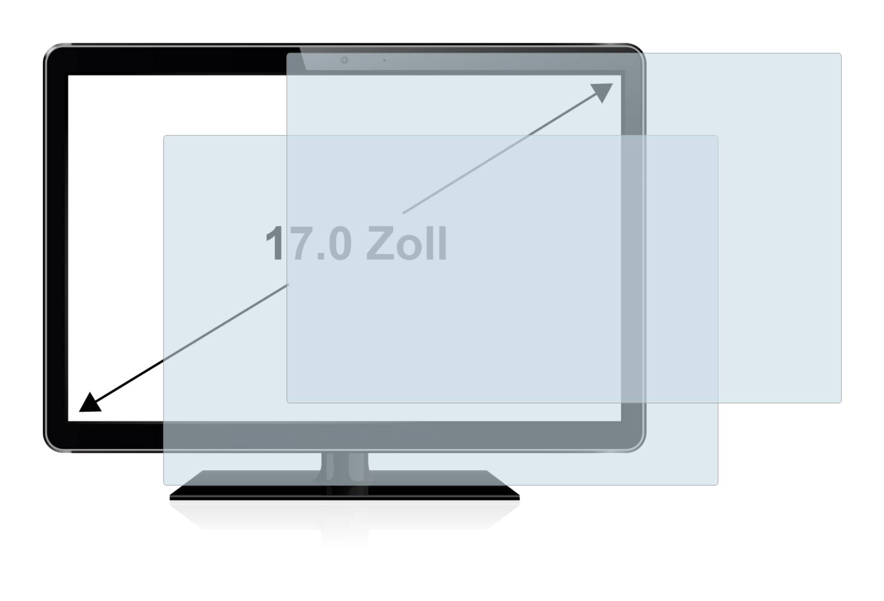 BROTECT Entspiegelungs-Folie für Kassensysteme mit 17 Zoll Displays [338 mm x 270 mm, 5:4]