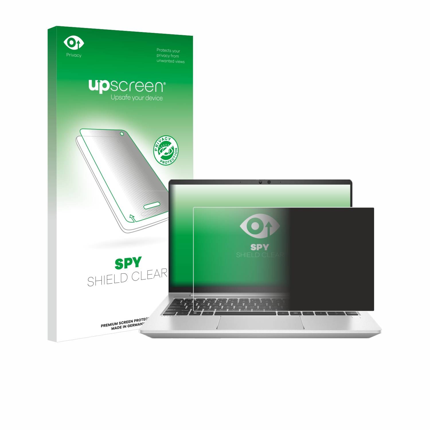 upscreen Blickschutzfolie für HP ProBook 445 G7 Anti-Spy Privacy Blaulichtschutz Sichtschutzfolie