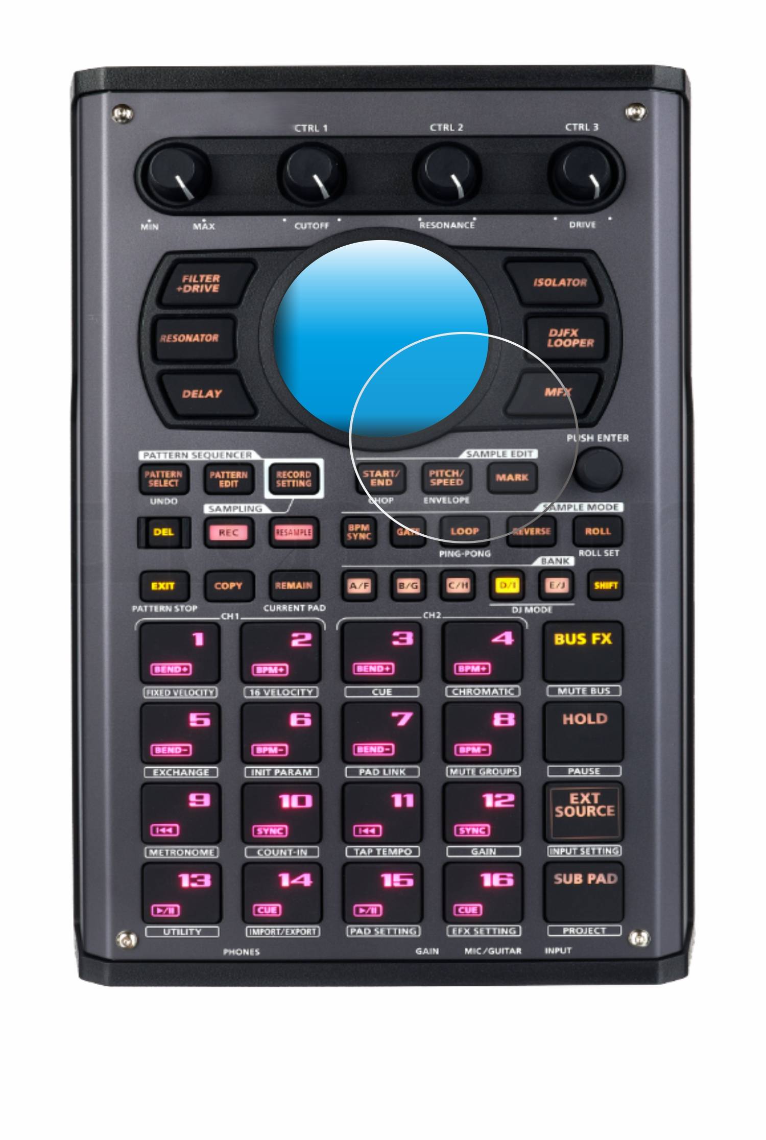 upscreen Schutzfolie für Roland SP-404MKII Antibakterielle Folie Klar Anti-Kratzer
