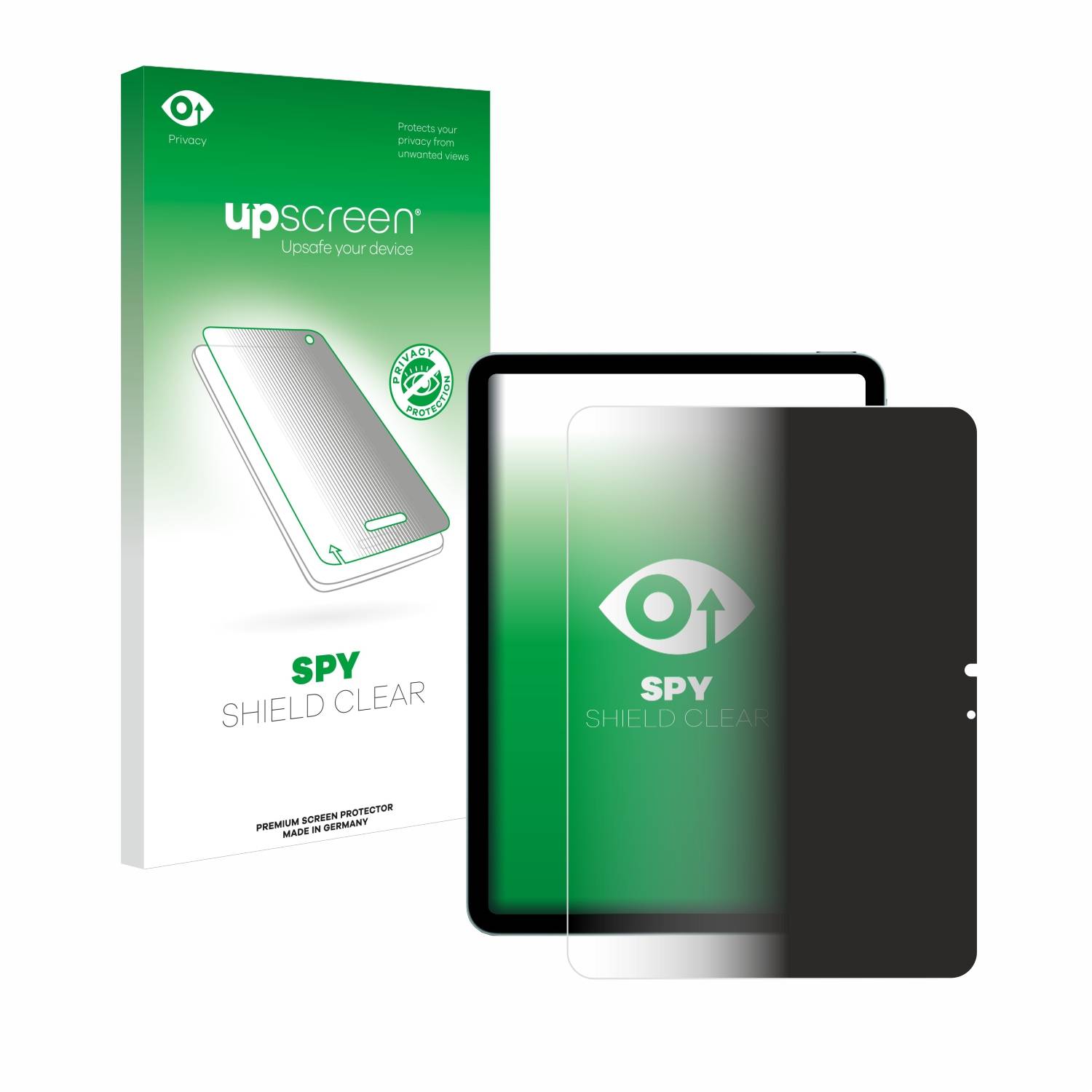 upscreen Spy Shield Sichtschutz-Folie für Apple iPad Air 11 WiFi Cellular 2024
