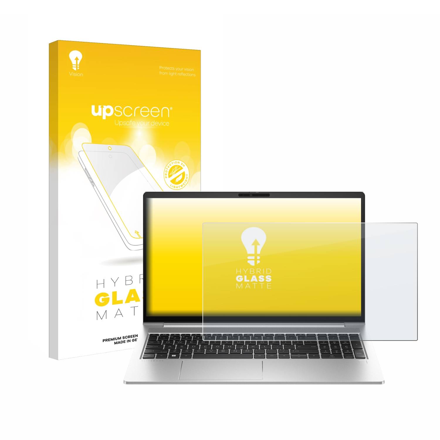 upscreen Hybrid Glas Matt Panzer-Folie für HP EliteBook 640 G10