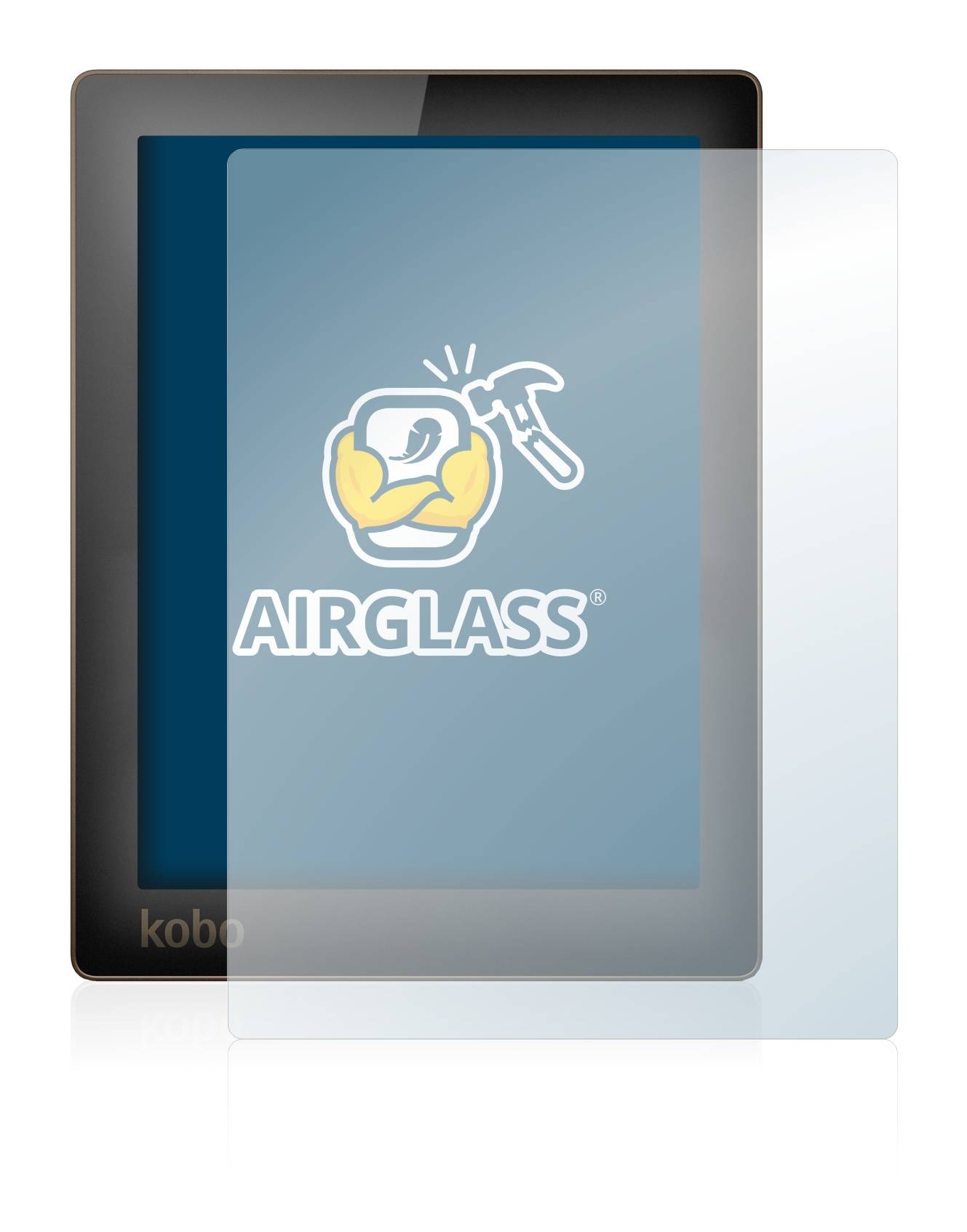 BROTECT AirGlass Flexible Schutz Glas Folie für Kobo Aura Klar Transparent