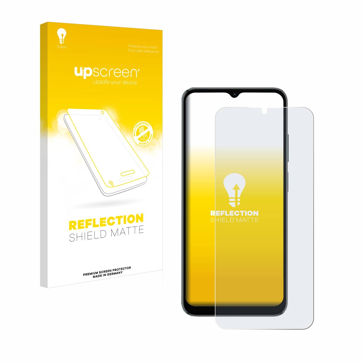 upscreen Reflection Shield Matt Schutzfolie für Blackview A52 Pro
