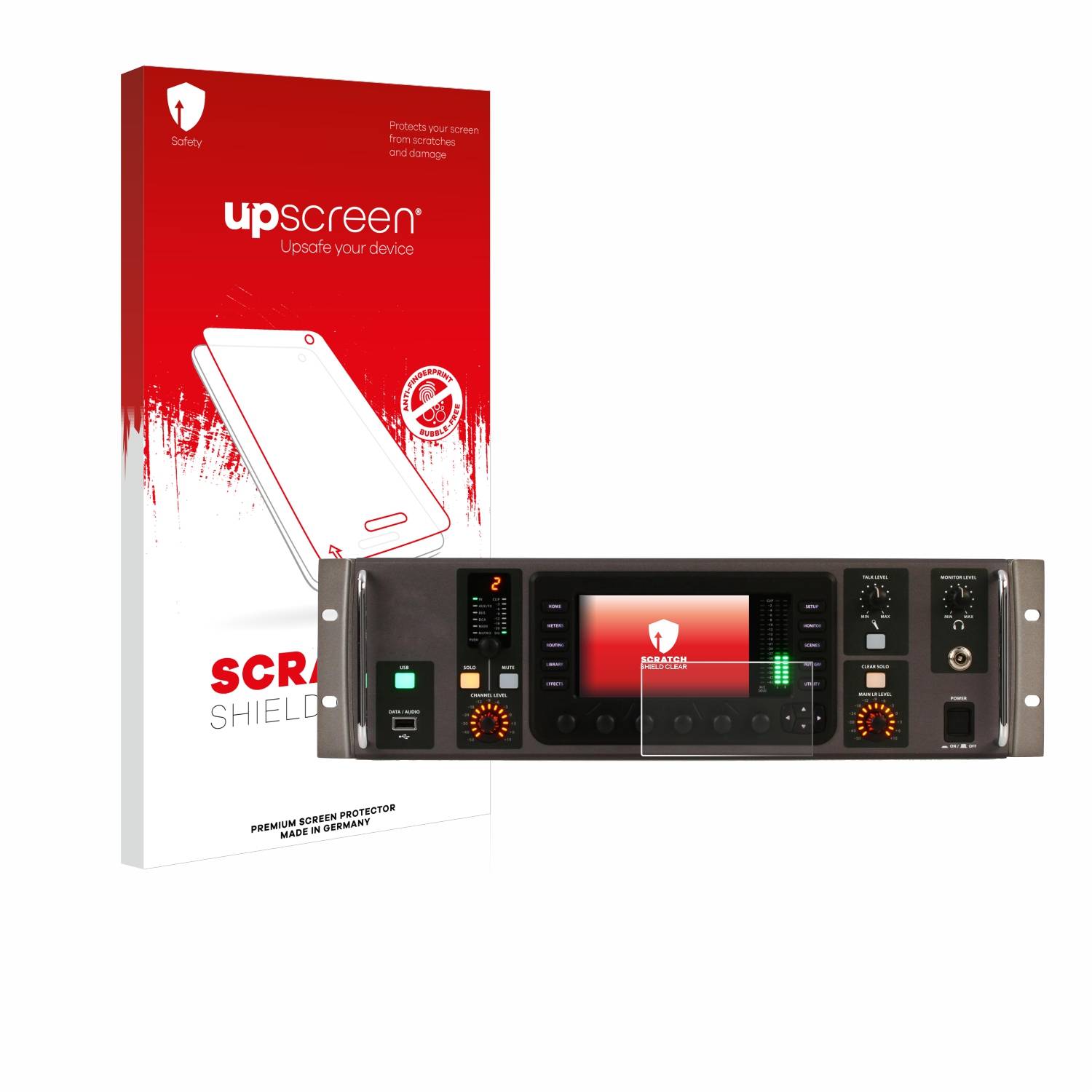 upscreen Scratch Shield Schutzfolie für Behringer X32 Rack