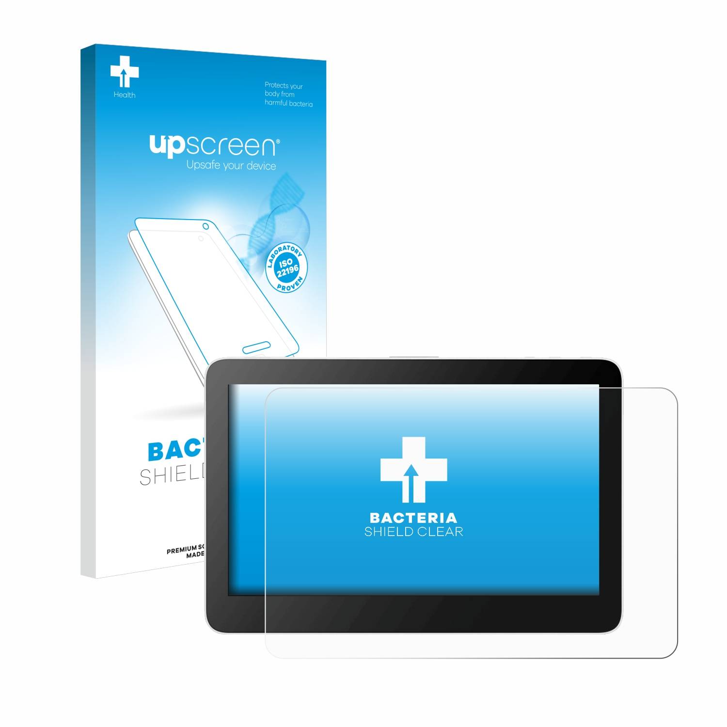 upscreen Schutzfolie für Wacom One 13 Touch Antibakterielle Folie Klar Anti-Kratzer
