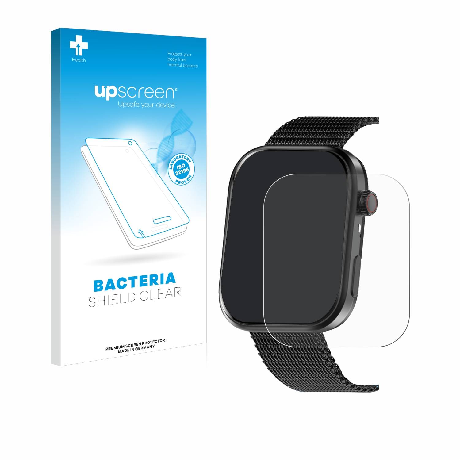 upscreen Bacteria Shield Schutzfolie für Kiptumtek TS63 - Antibakteriell