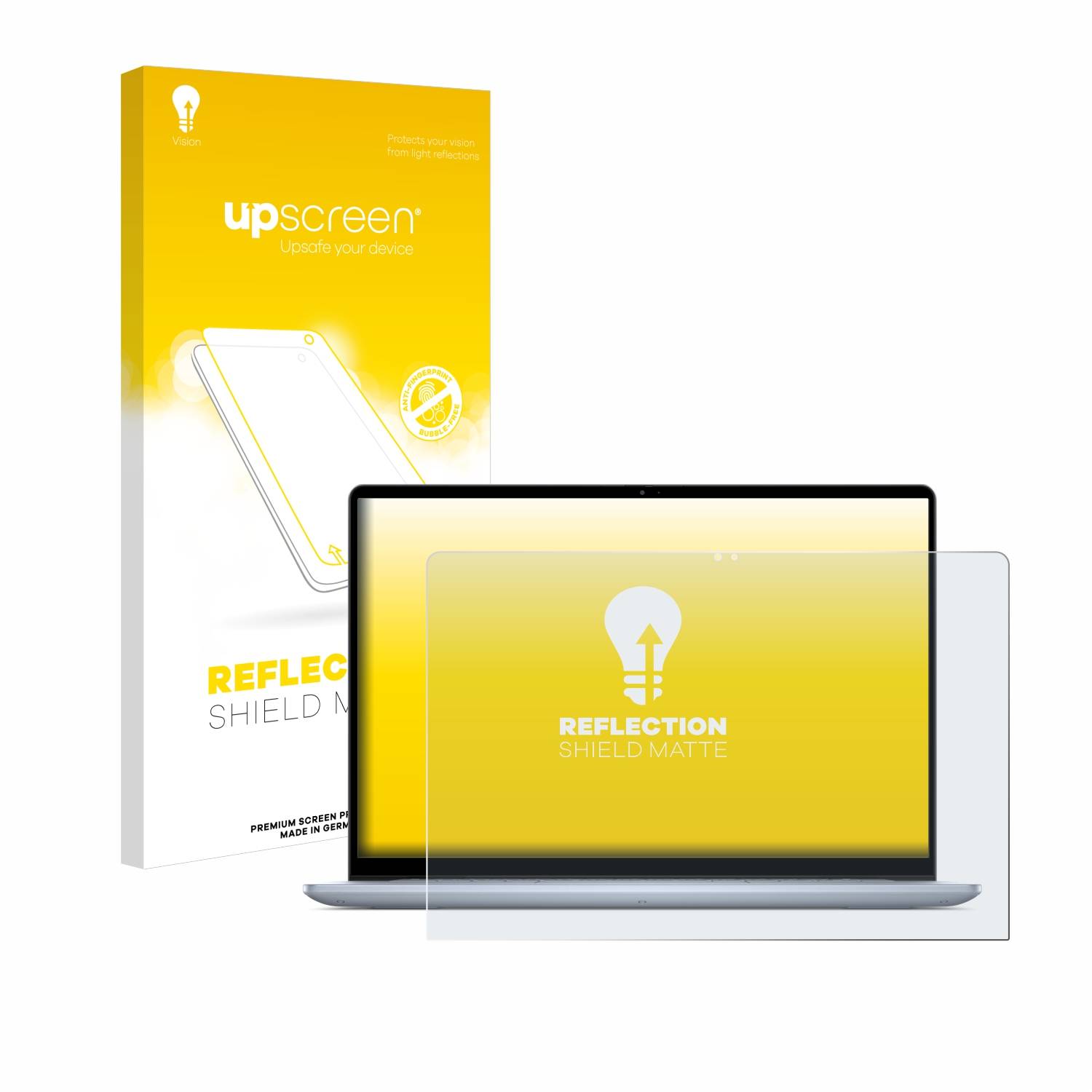 upscreen Schutzfolie für Dell Inspiron 16 7640 2-in-1 Folie Matt Entspiegelt Anti-Reflex