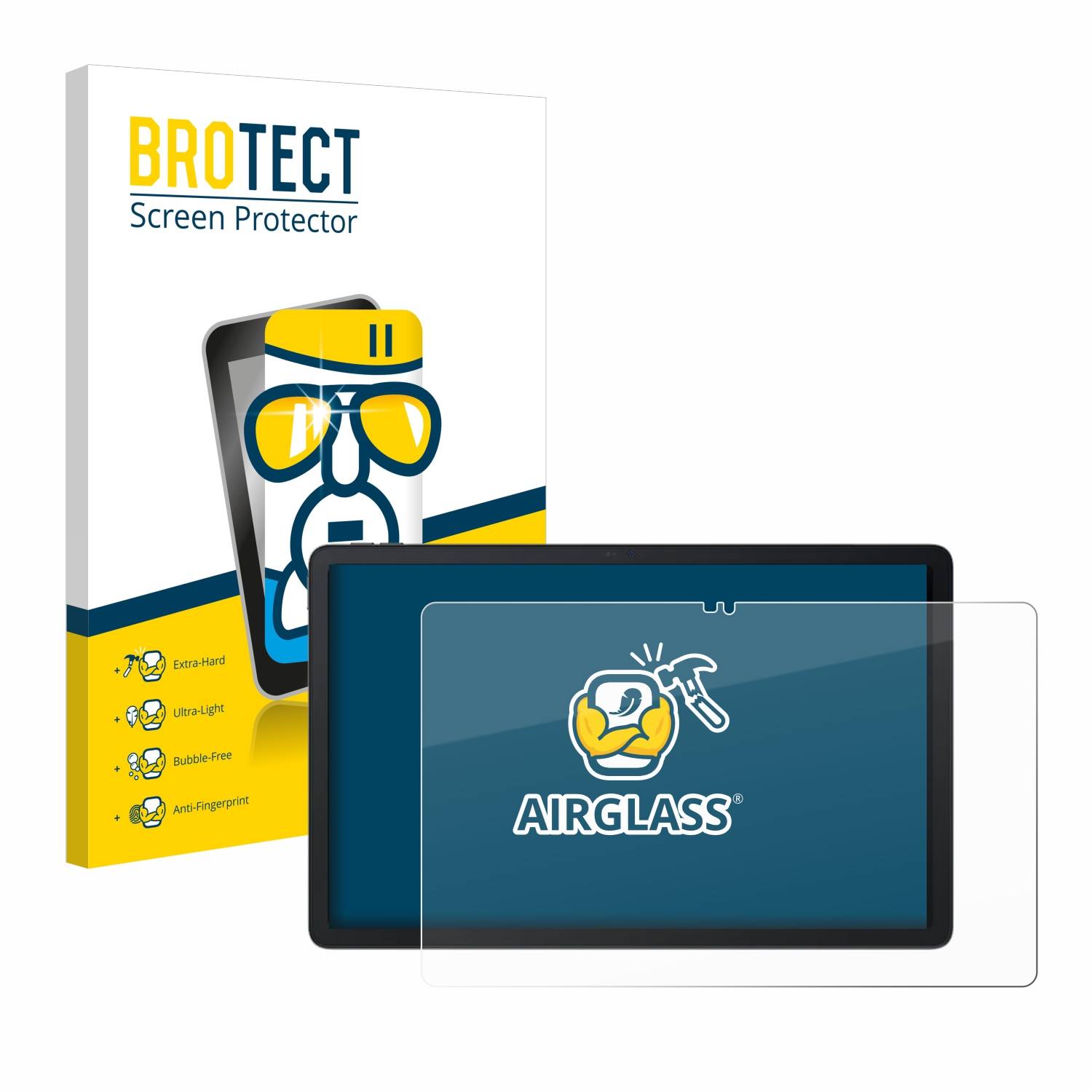 BROTECT AirGlass Flexible Schutz Glas Folie für Blackview Mega 1 Klar Transparent