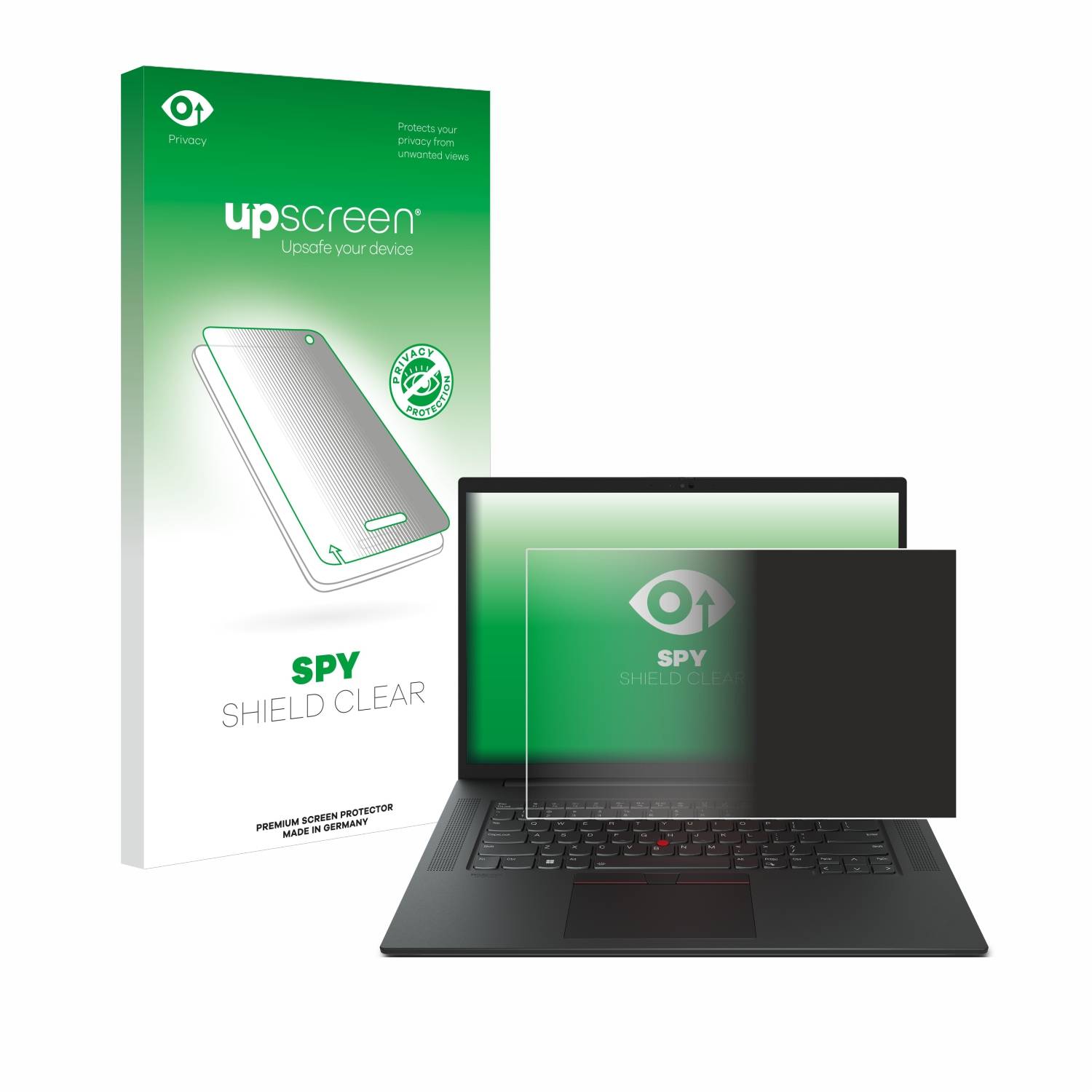 upscreen Spy Shield Sichtschutz-Folie für Lenovo ThinkPad P1 Gen 6 16
