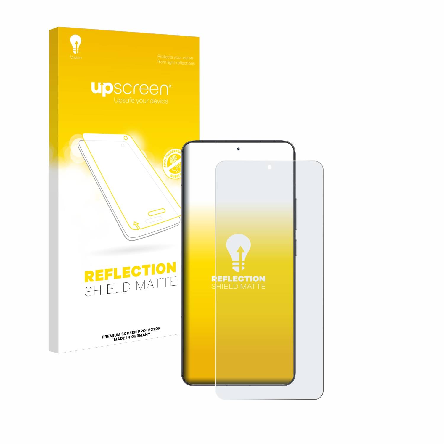 upscreen Reflection Shield Matt Schutzfolie für Xiaomi Poco F6 Pro