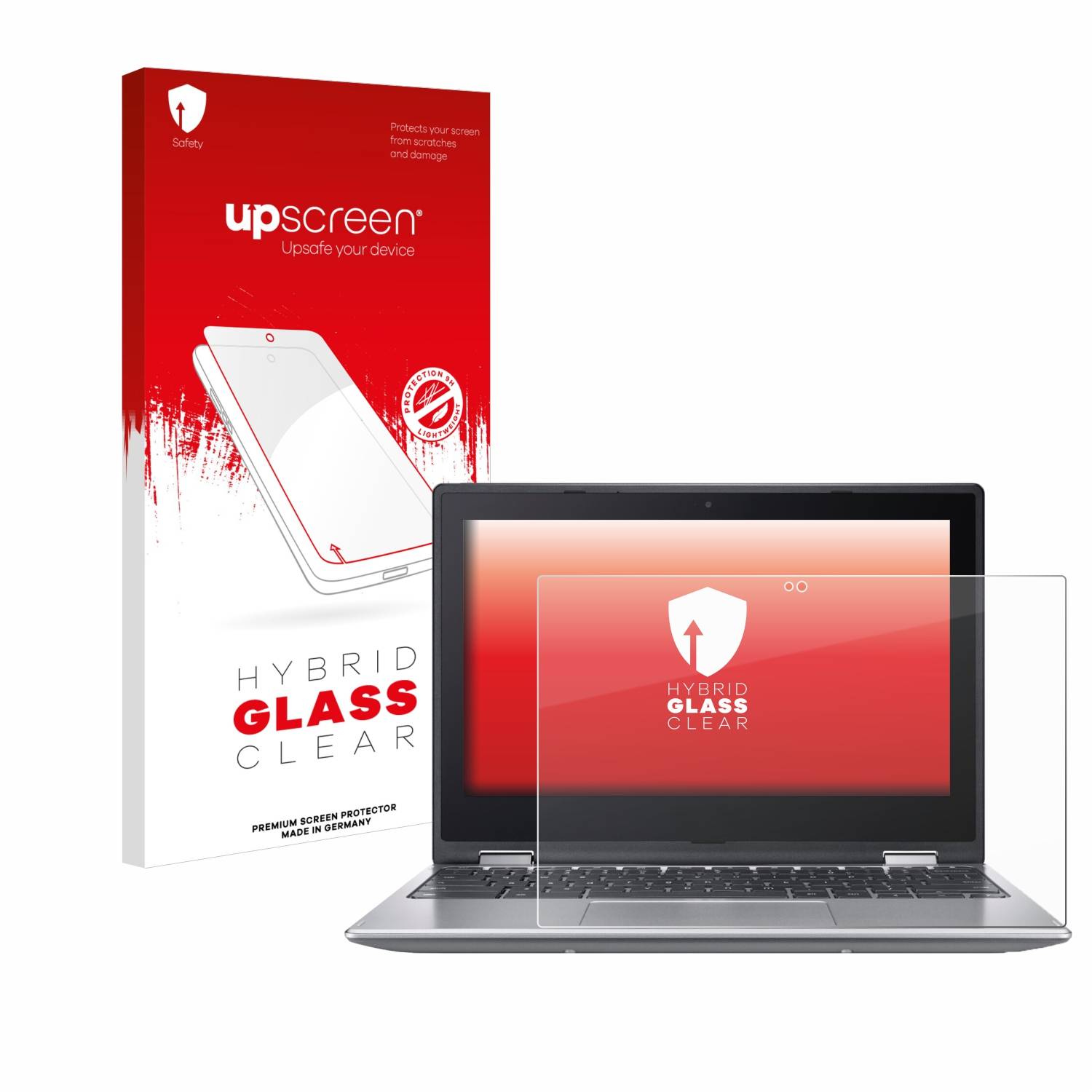 upscreen Hybrid Glas Schutz-Folie für Acer Chromebook Spin 511 R756TN-TCO