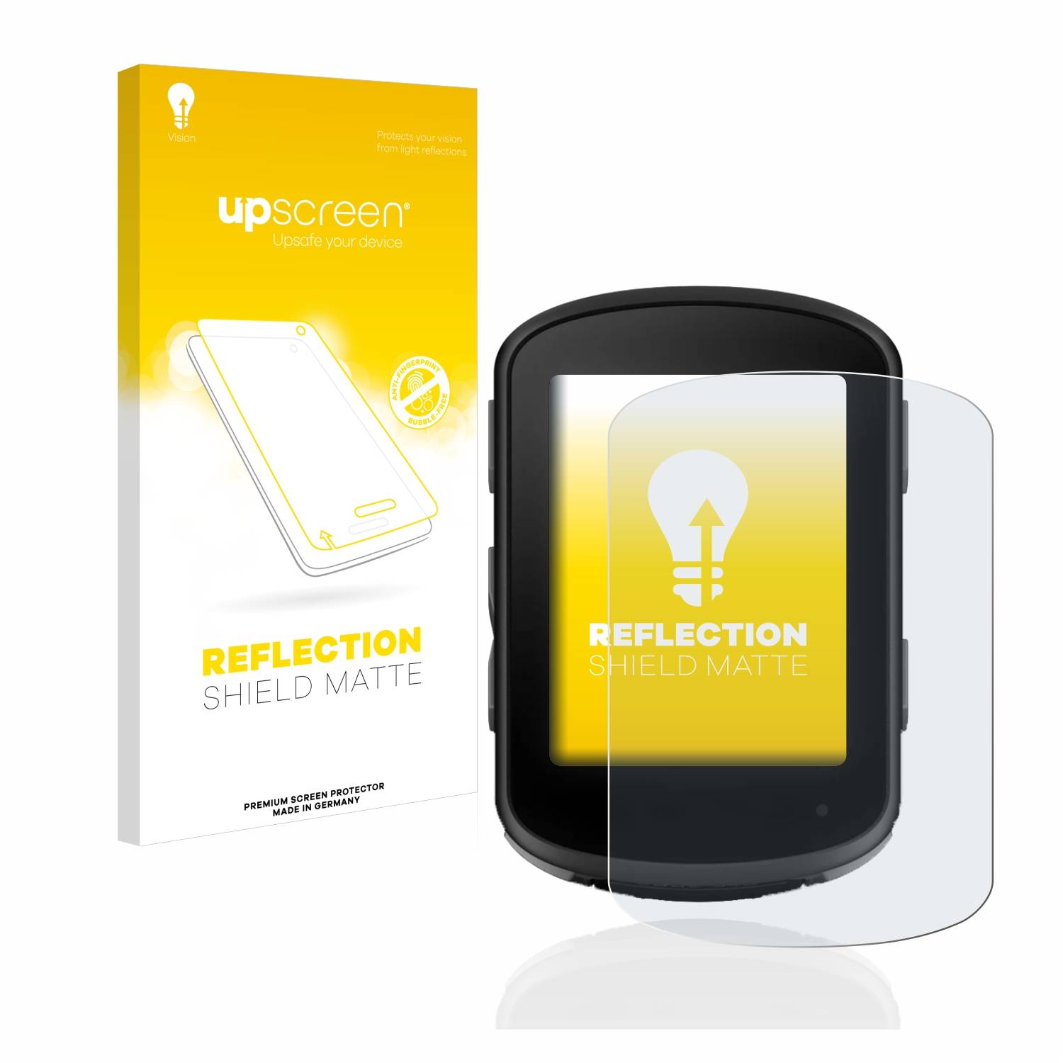 upscreen Schutzfolie für Garmin Edge 540 / Edge 840 Folie Matt Entspiegelt Anti-Reflex
