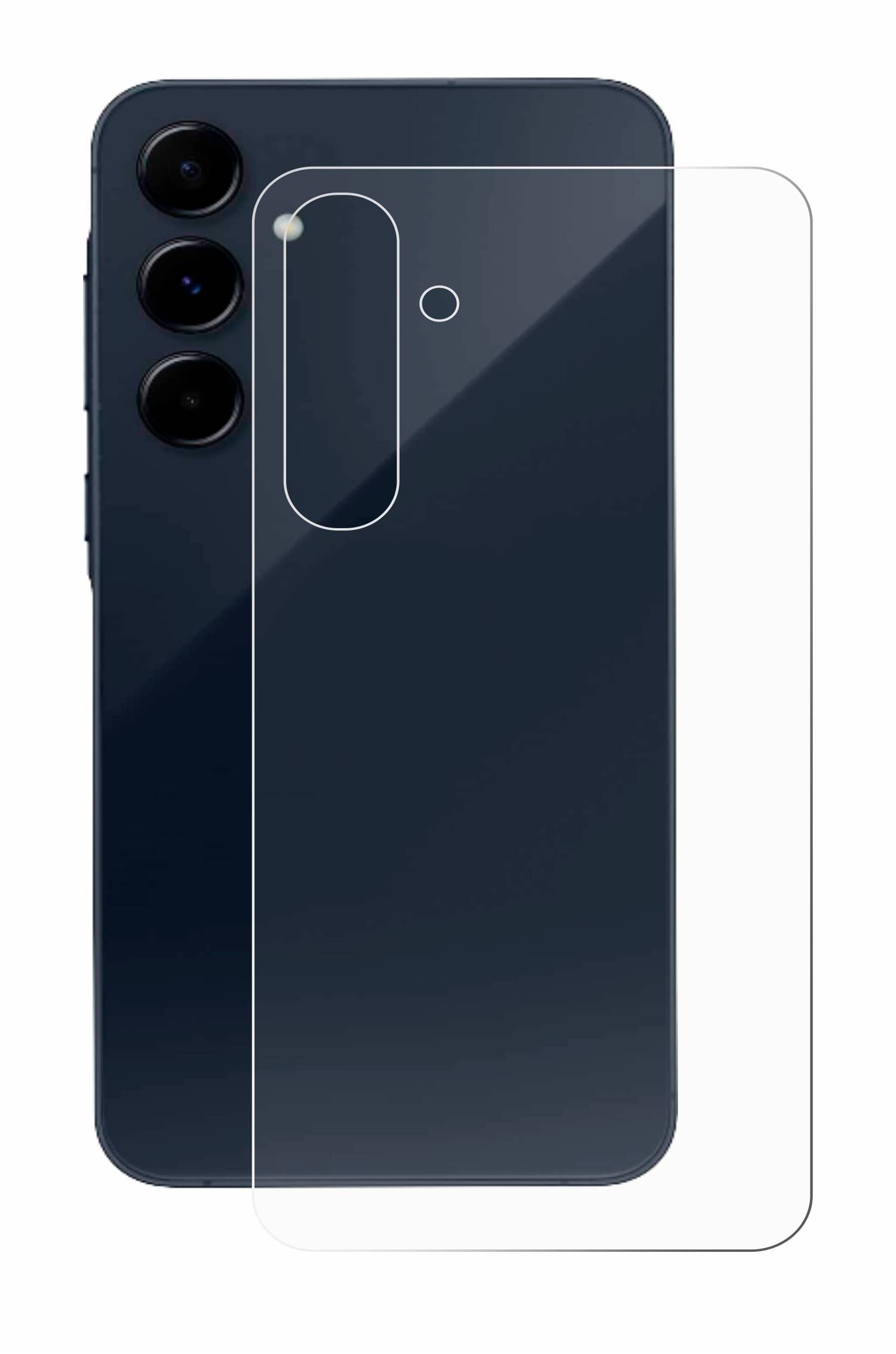 upscreen Scratch Shield Schutzfolie für Samsung Galaxy A55 5G (Rückseite)