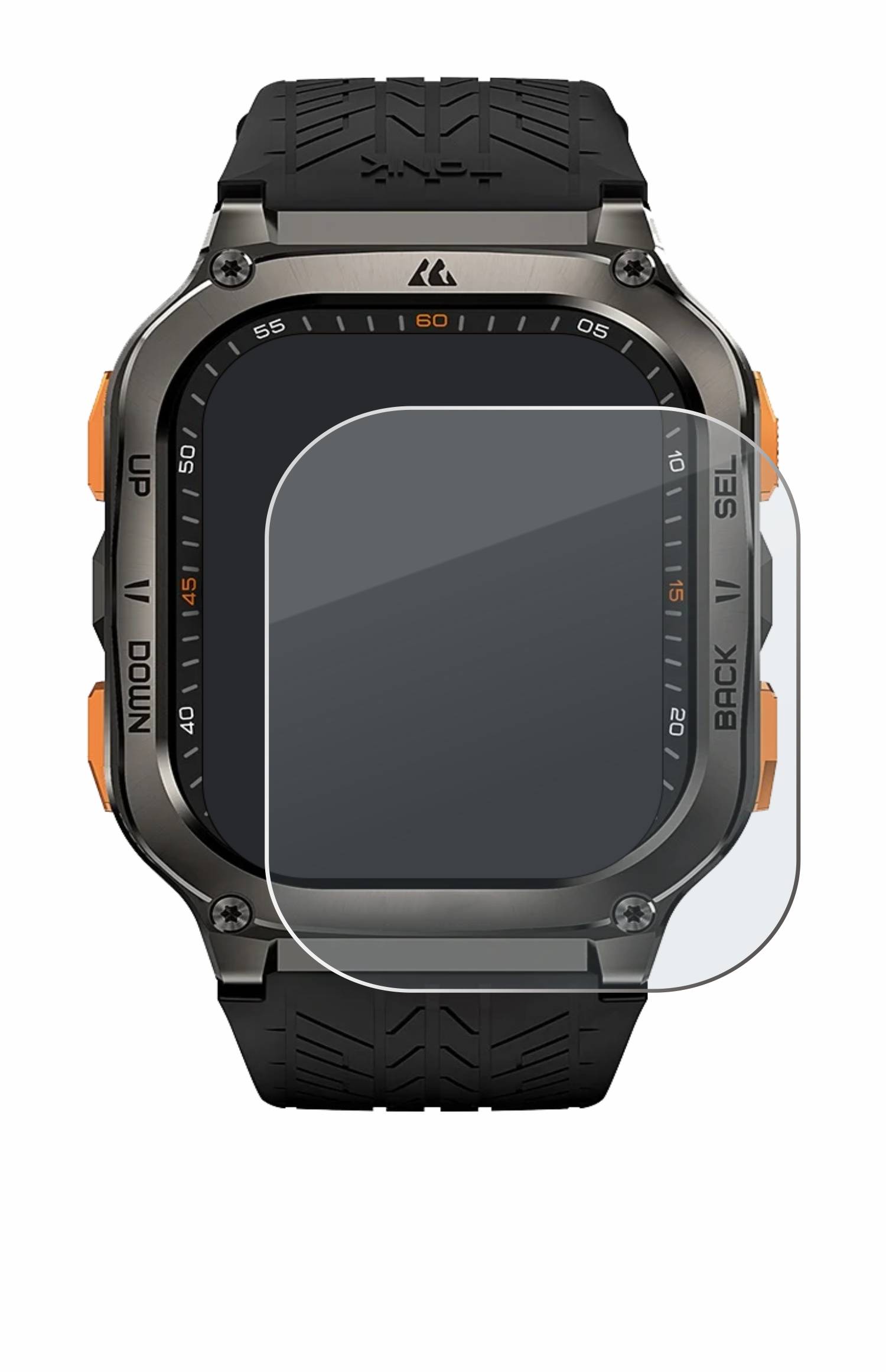 upscreen Hybrid Glas Matt Schutz-Folie für Kospet Tank M3 Ultra