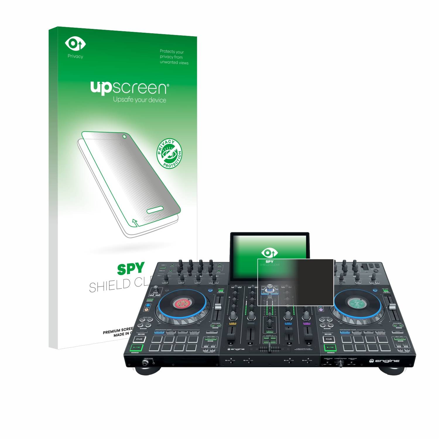 upscreen Spy Shield Sichtschutz-Folie für Denon DJ Prime 4+