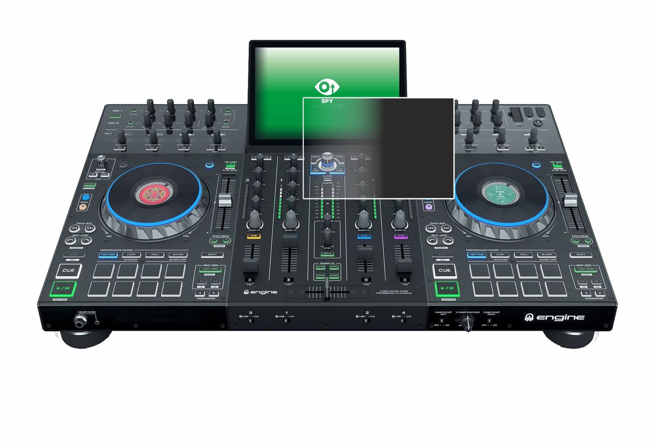 upscreen Spy Shield Sichtschutz-Folie für Denon DJ Prime 4+